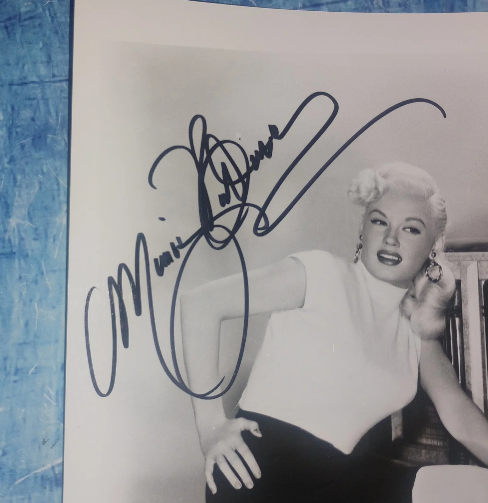 Mamie Van Doren Hand Signed JSA COA 8x10 Photo NO US TARIFFS, image 3