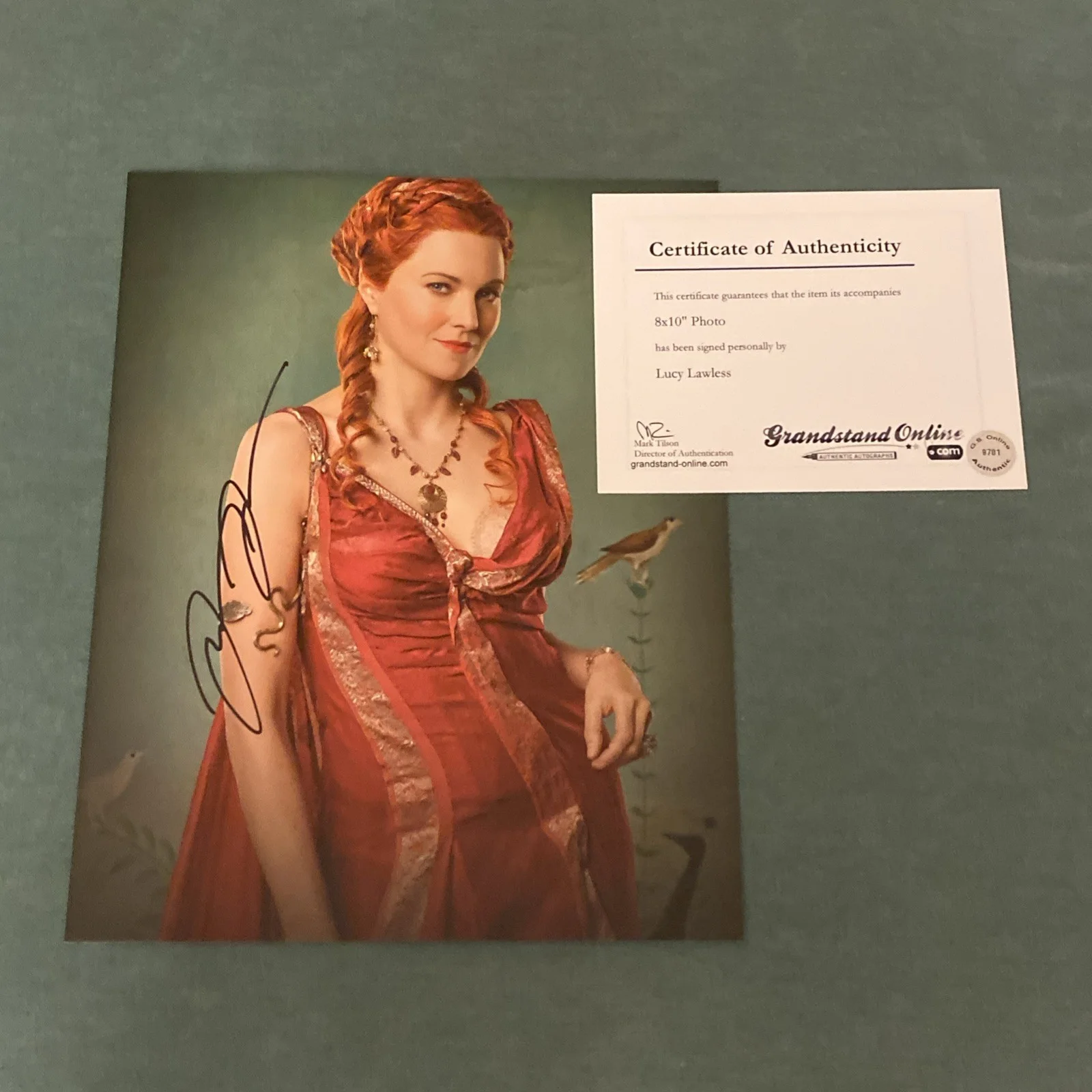 Lucy Lawless — Lucy Lawless Original Signature Autographed 8X10 Photo Spartacus Xena W/ COA