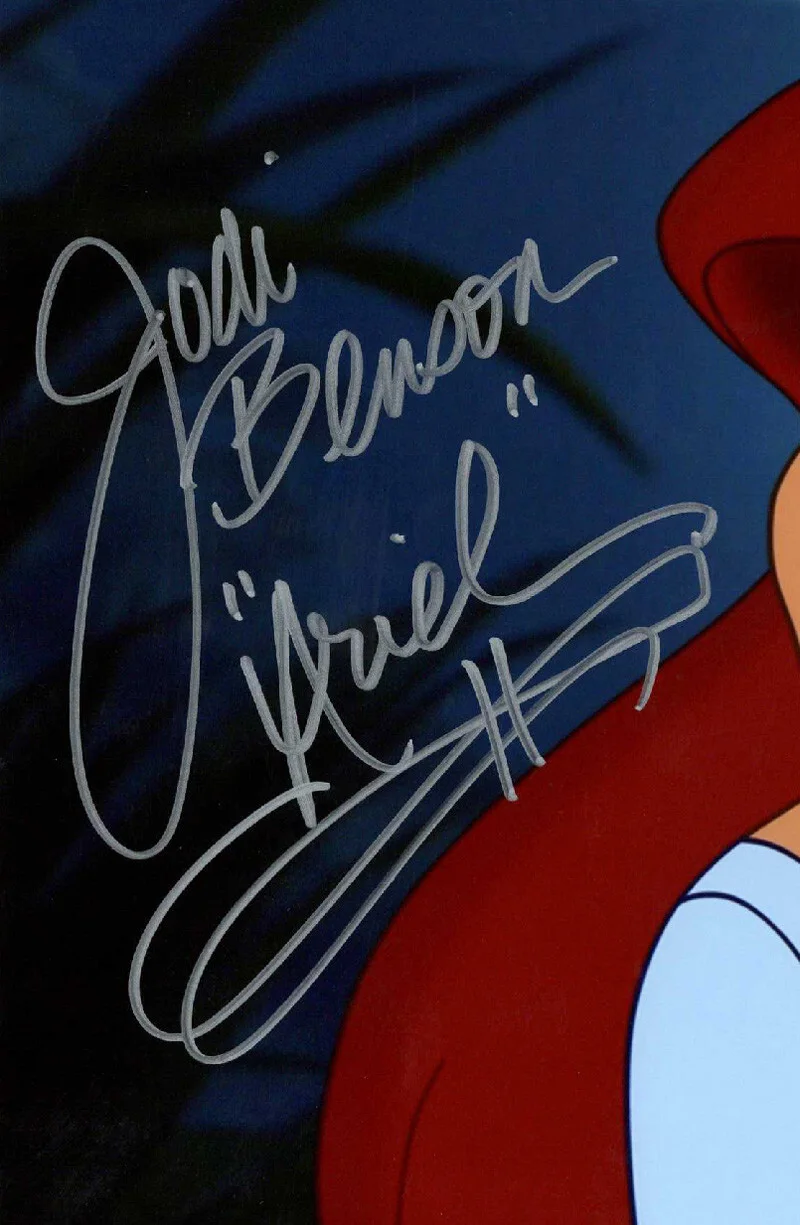 JODI BENSON SIGNED AUTOGRAPHED 11x14 PHOTO ARIEL THE LITTLE MERMAID BECKETT BAS, изображение 2