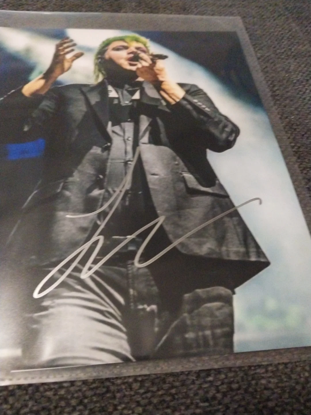 Lee Jennings Signed Funeral Portrait Lead Singer Signed 8x10 Photo JSA Certified, изображение 2