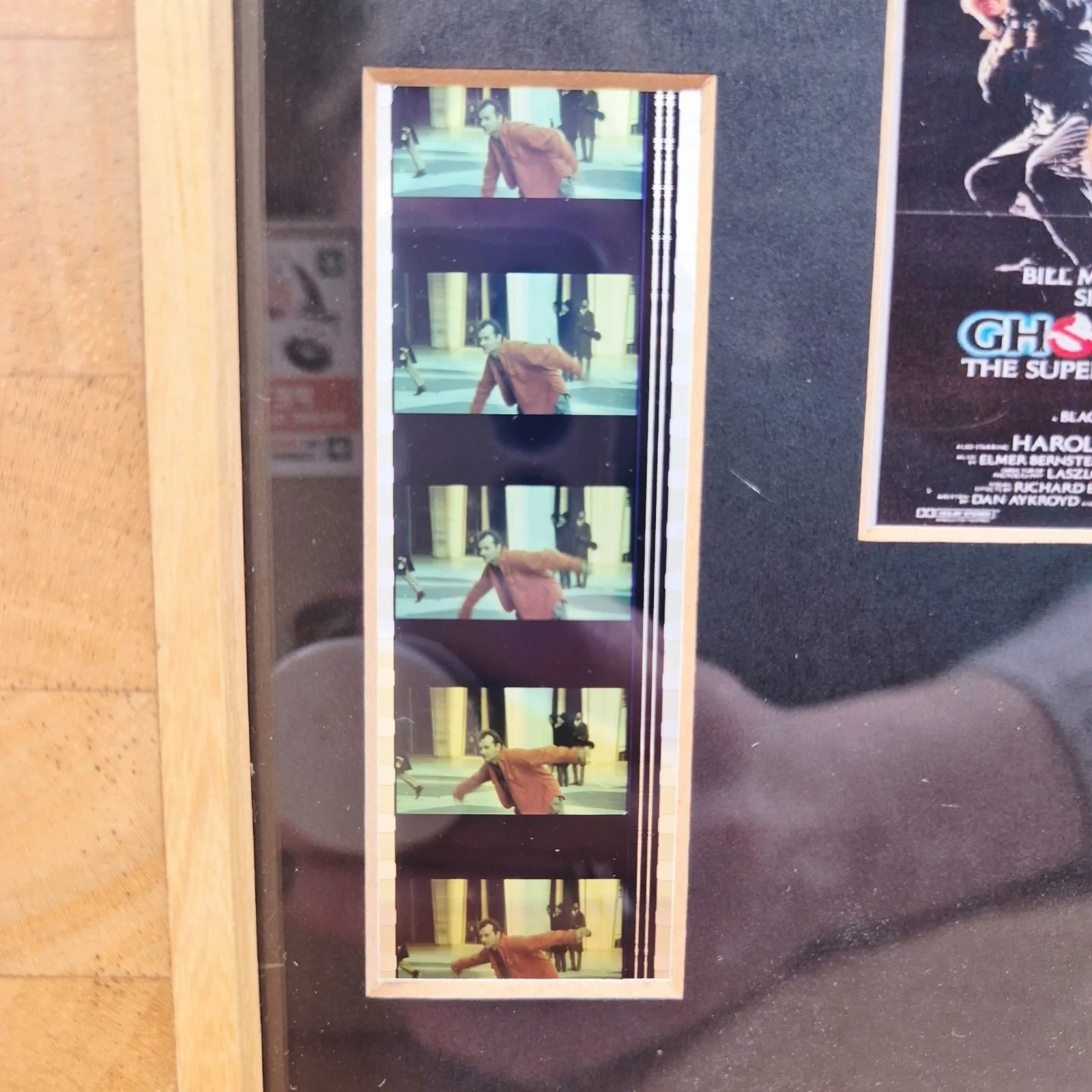 Ghostbusters 1 & 2 Collectible Movie Film Cells Strips Framed VGC, изображение 2