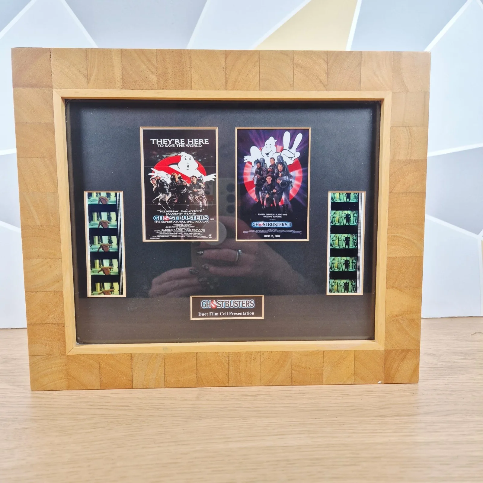Ghostbusters 1 & 2 Collectible Movie Film Cells Strips Framed VGC, изображение 4