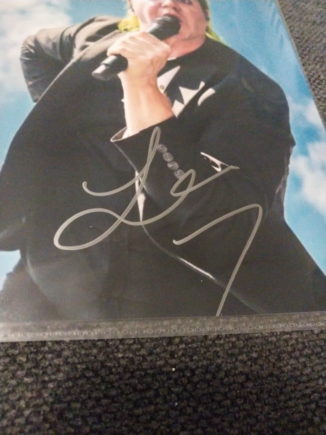 Lee Jennings Signed Funeral Portrait Lead Singer Signed 8x10 Photo JSA Certified, изображение 3