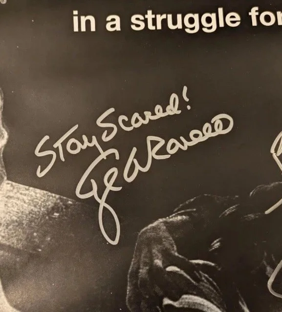 George A Romero — Night Of The Living Dead 24x36 Cast Signed X8 Poster Auto George Romero JSA COA, изображение 4