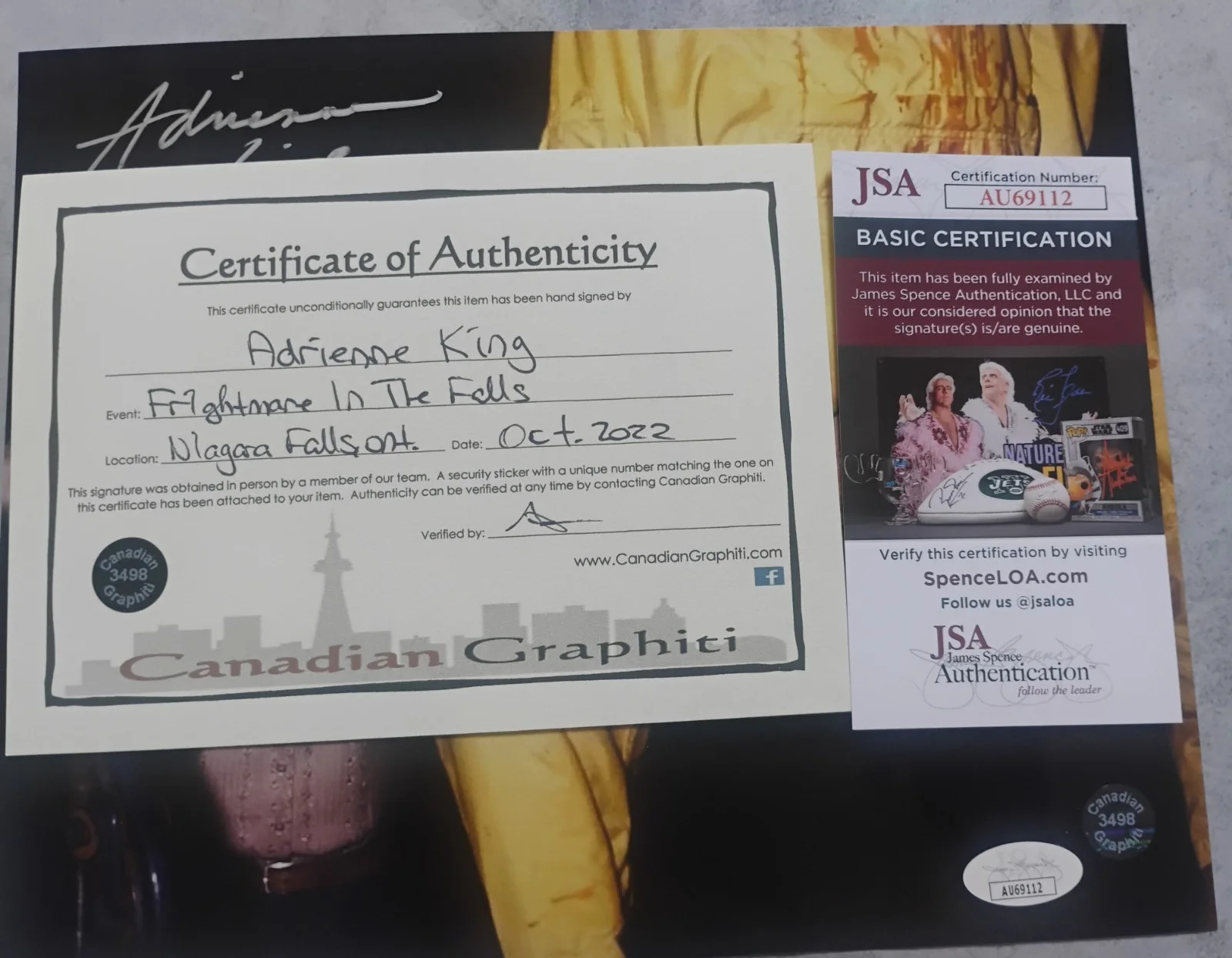 Adrienne King Hand Signed 8x10 Photo JSA COA Friday the 13th NO TARIFFS, image 4