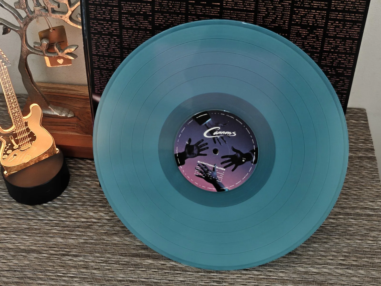 Cannons Everything Glows Translucent Light Blue Vinyl + Signed Insert In Hand, изображение 2