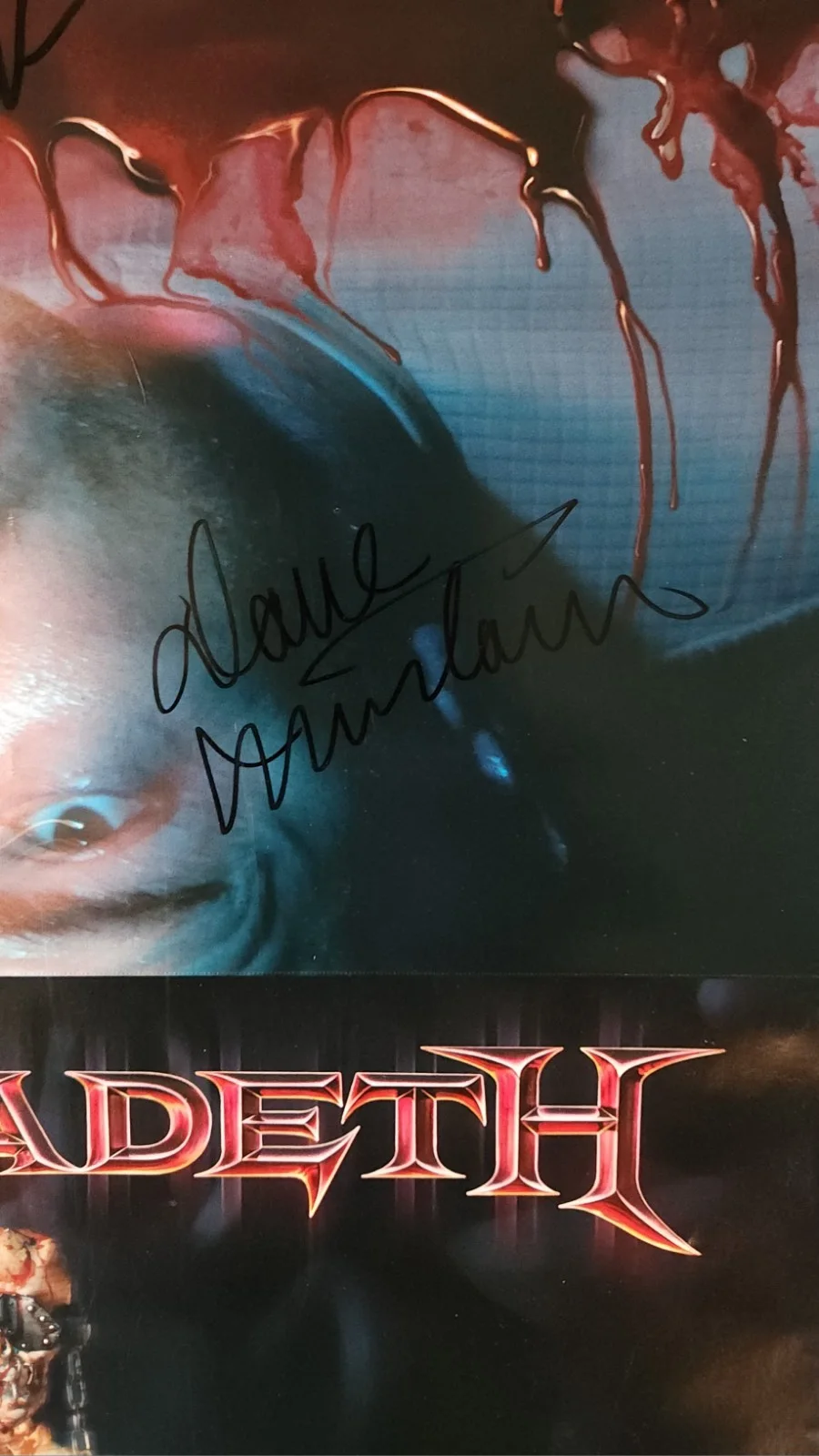 Megadeth "Autographed" World Needs a Hero: 2-Sided (12"× 36") Promo Poster, image 4