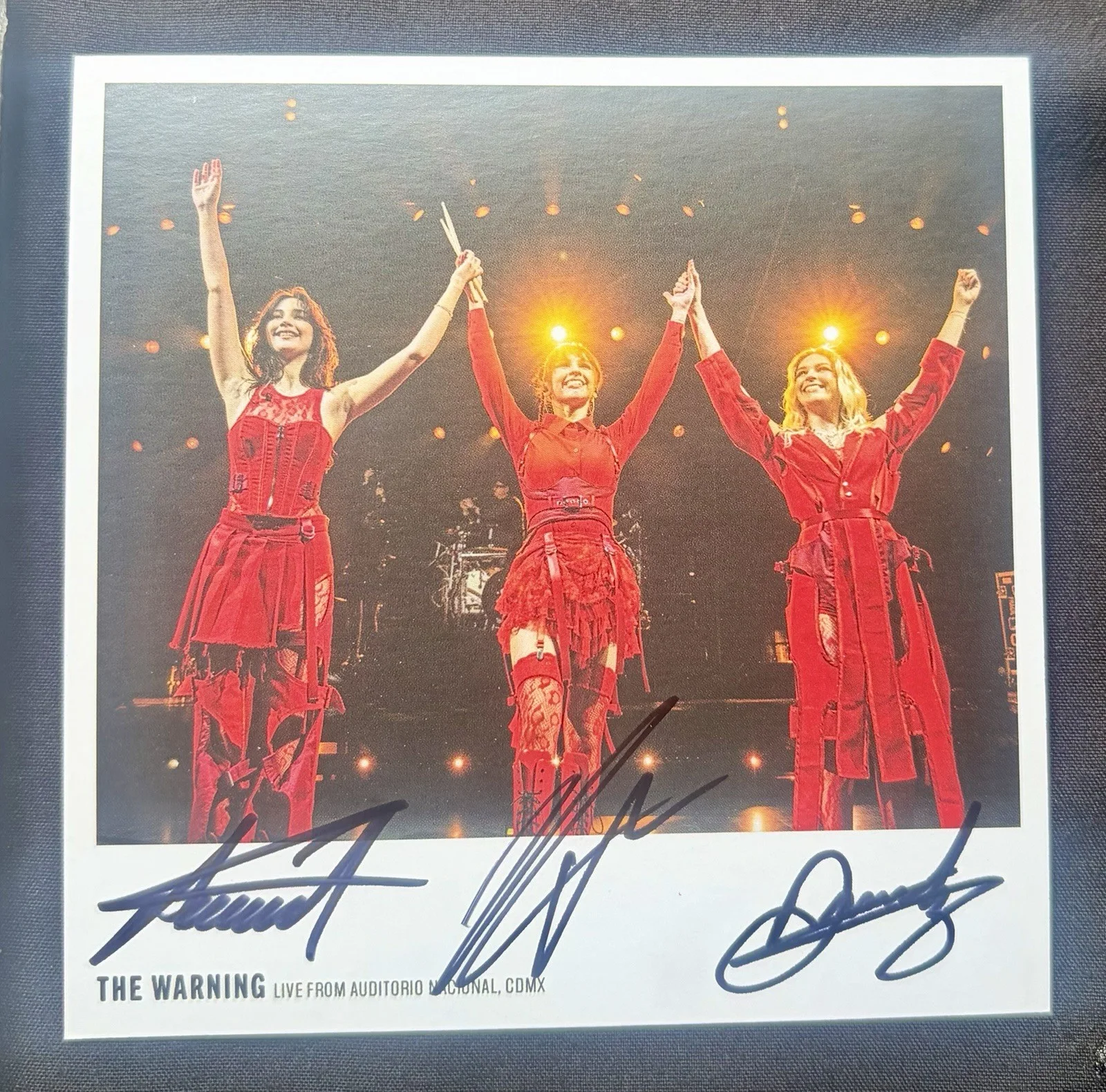 The Warning Live From Auditorio Nacional, CDMX 2 CD (Pau Ver) with signed insert, image 2