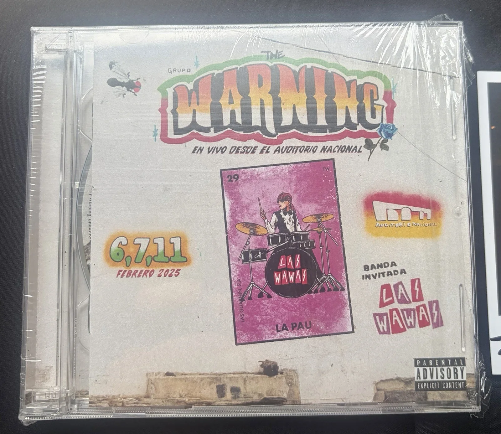 The Warning Live From Auditorio Nacional, CDMX 2 CD (Pau Ver) with signed insert, image 4
