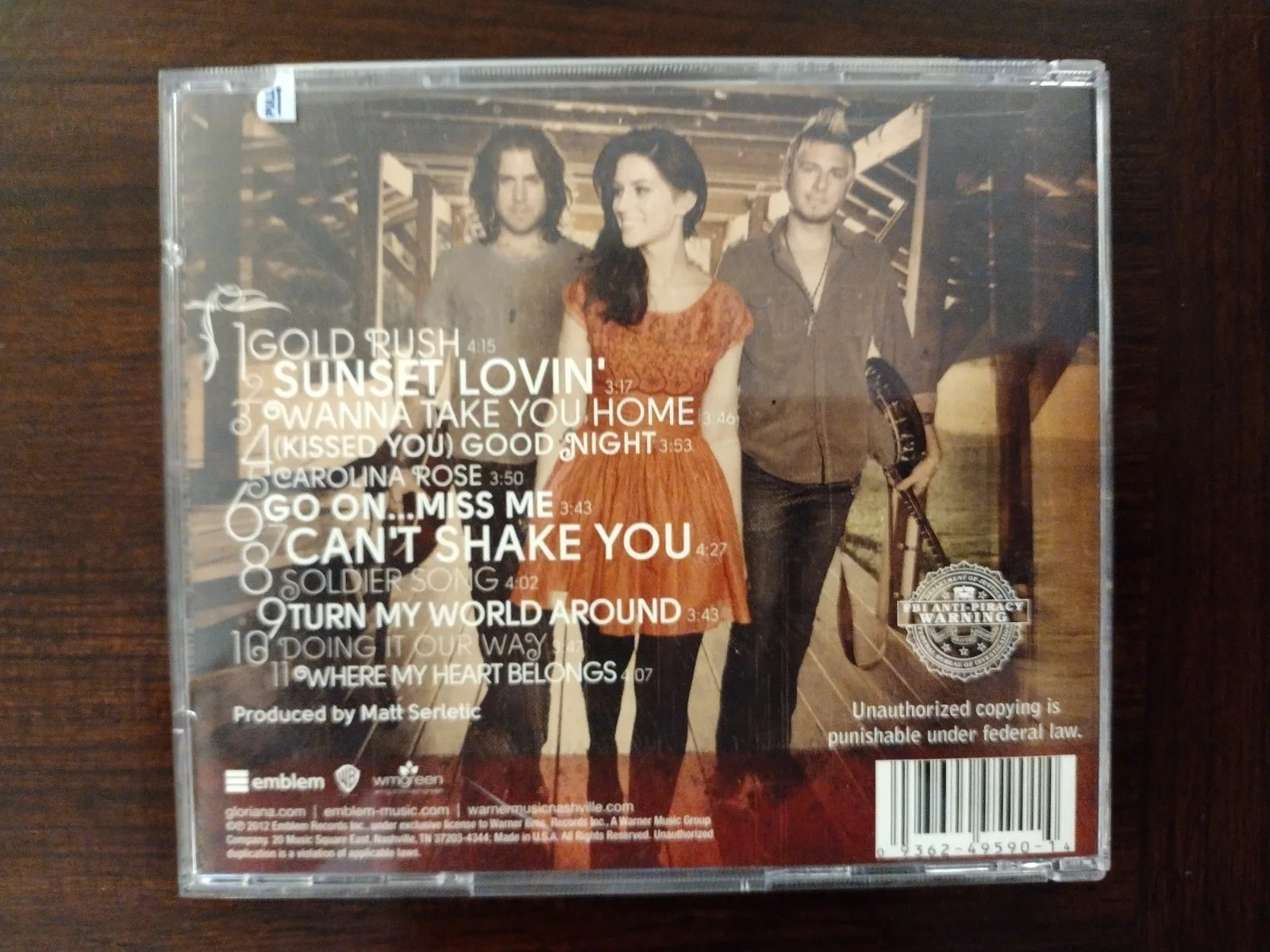 Gloriana Signed CD, image 3