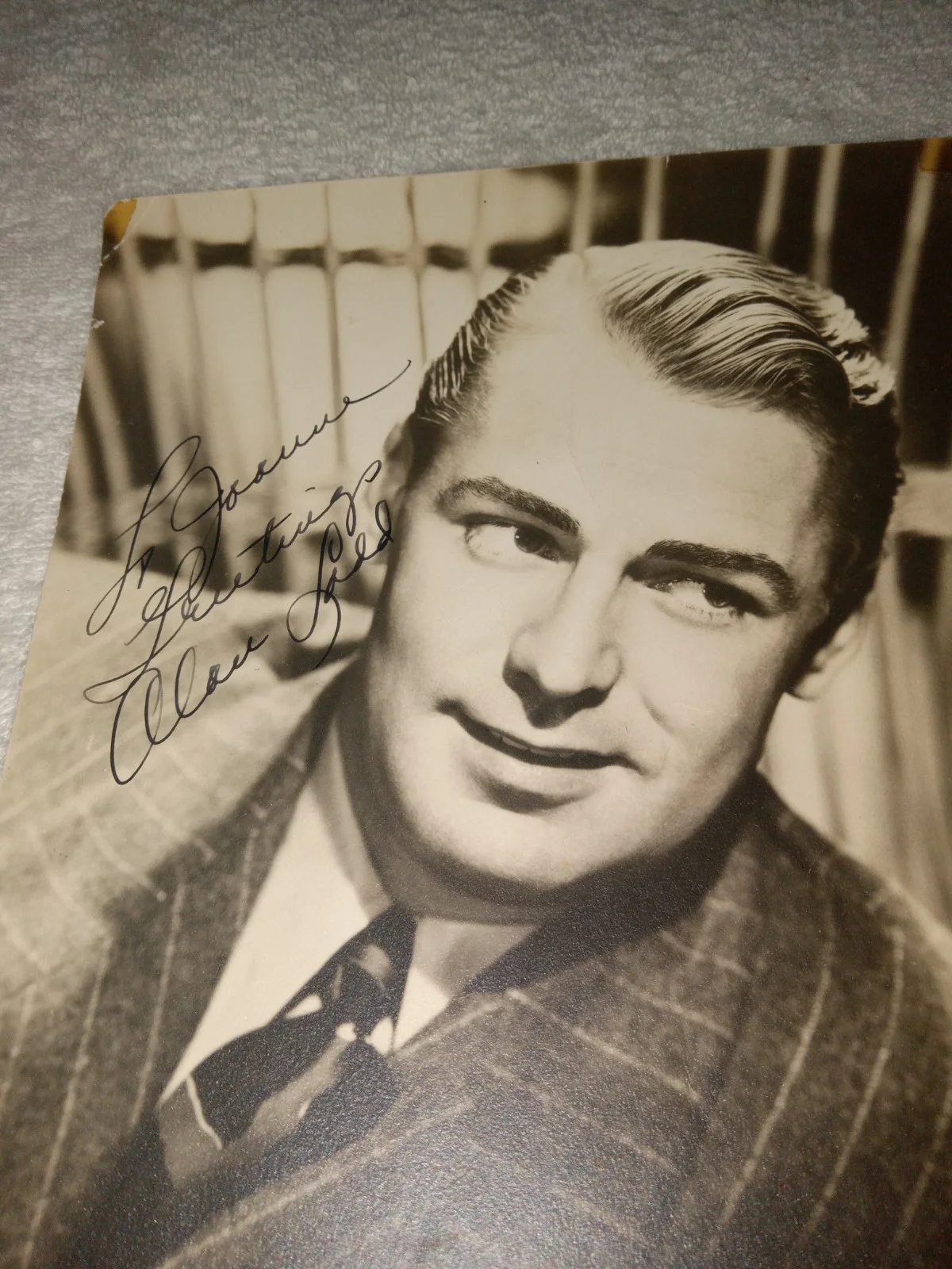 Alan Ladd — Alan Ladd Autograph Signed Vintage Original 8x10 portrait Photo Inscribed, изображение 5