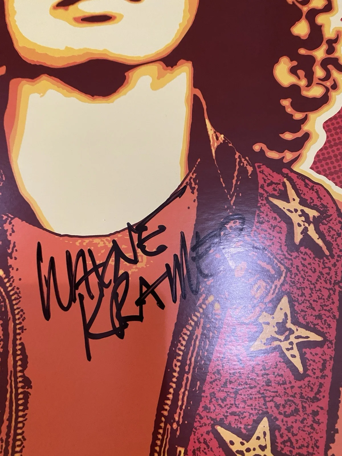 MC50 Kick Out The Jams 50th Tour Poster Signed Wayne Kramer #951/1000, image 2