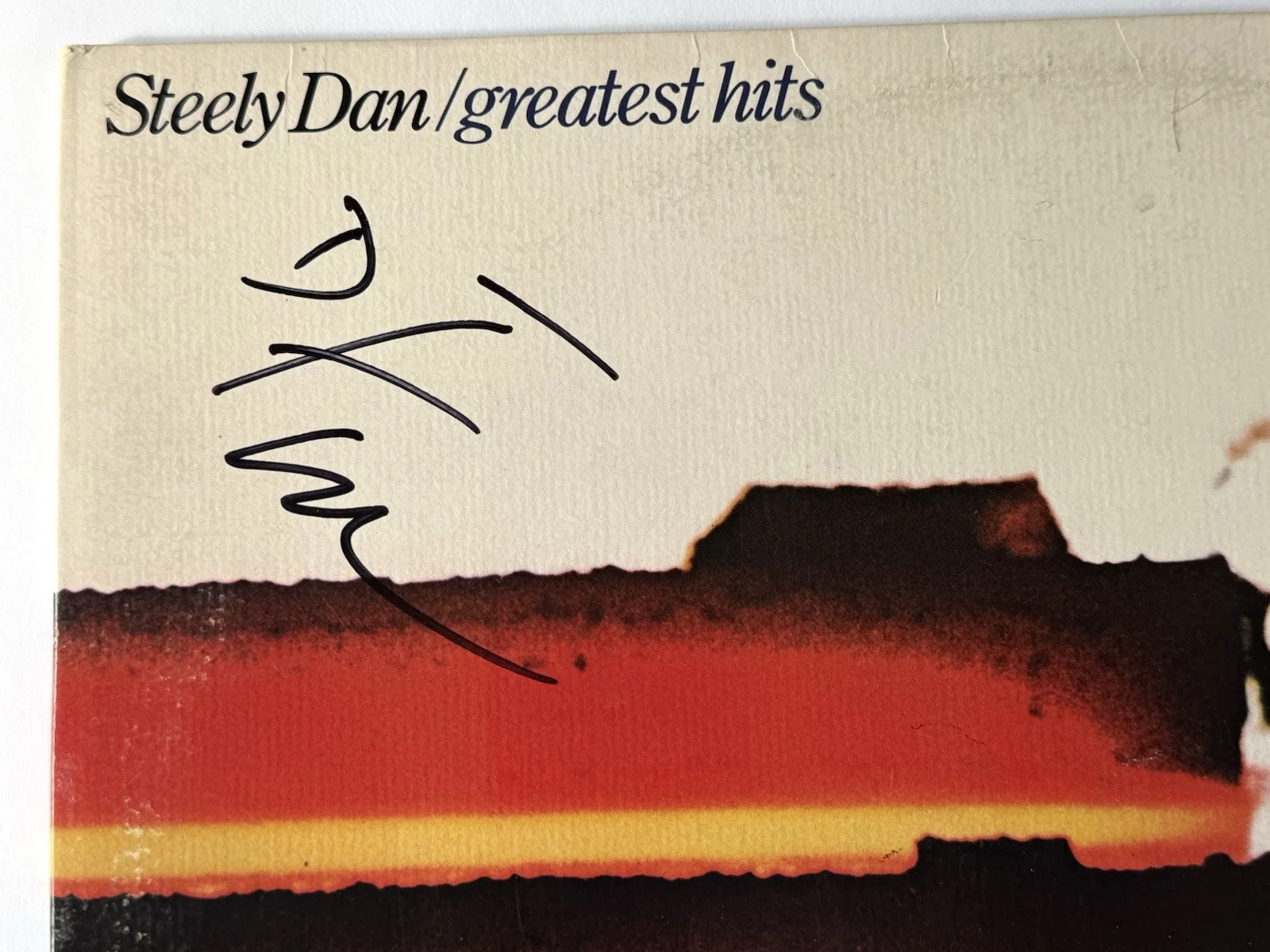 Donald Fagan signed Steely Dan Album greatest hits vinyl lp beckett loa, image 2