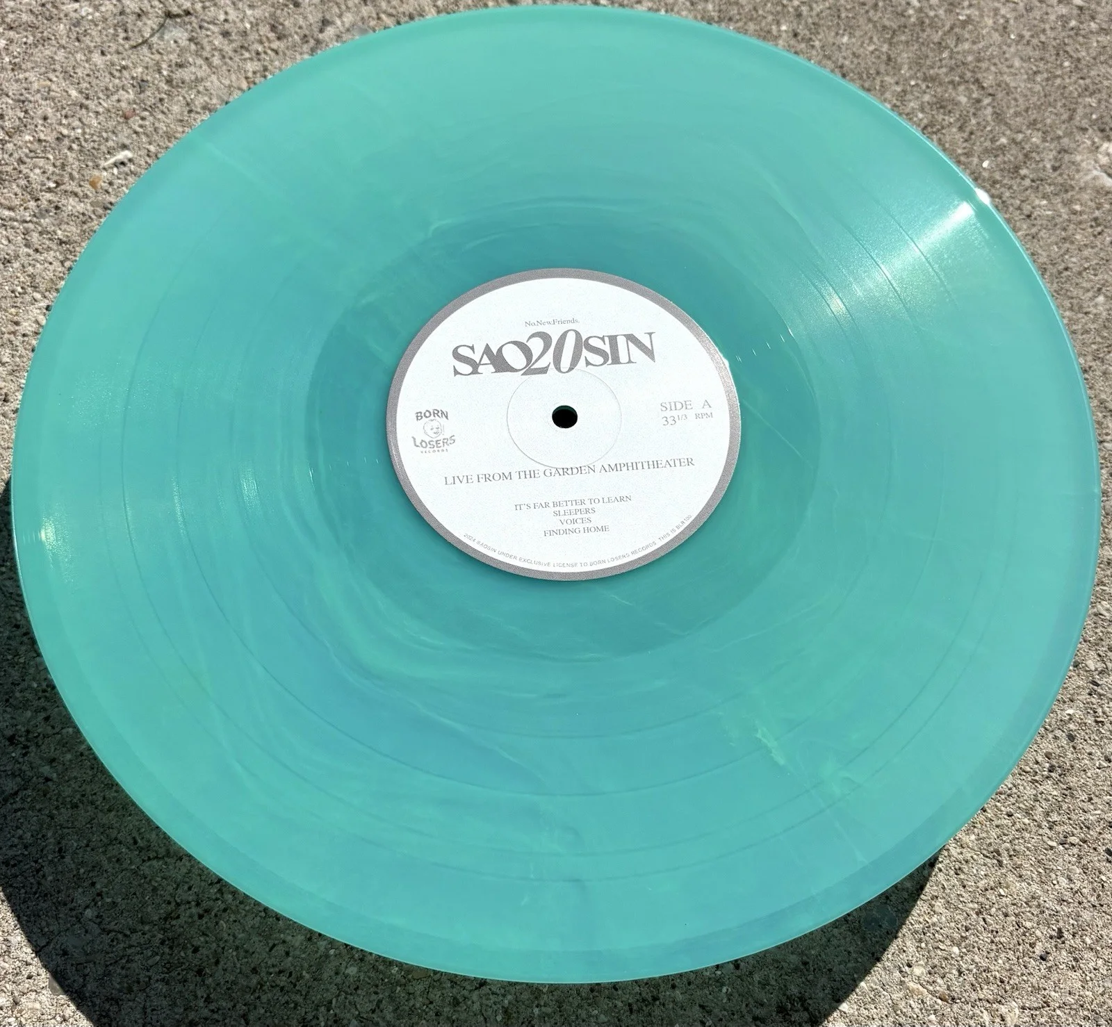 ANTHONY GREEN SIGNED Saosin Green Vinyl JSA COA, image 4