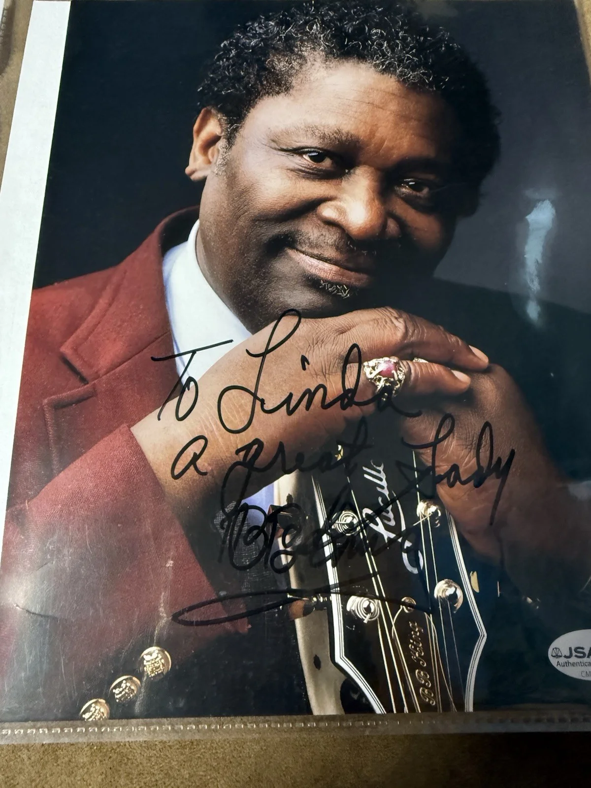 Blues Legend BB King Signed 8x10 Photo JSA Certified Picture Photograph COA, изображение 2