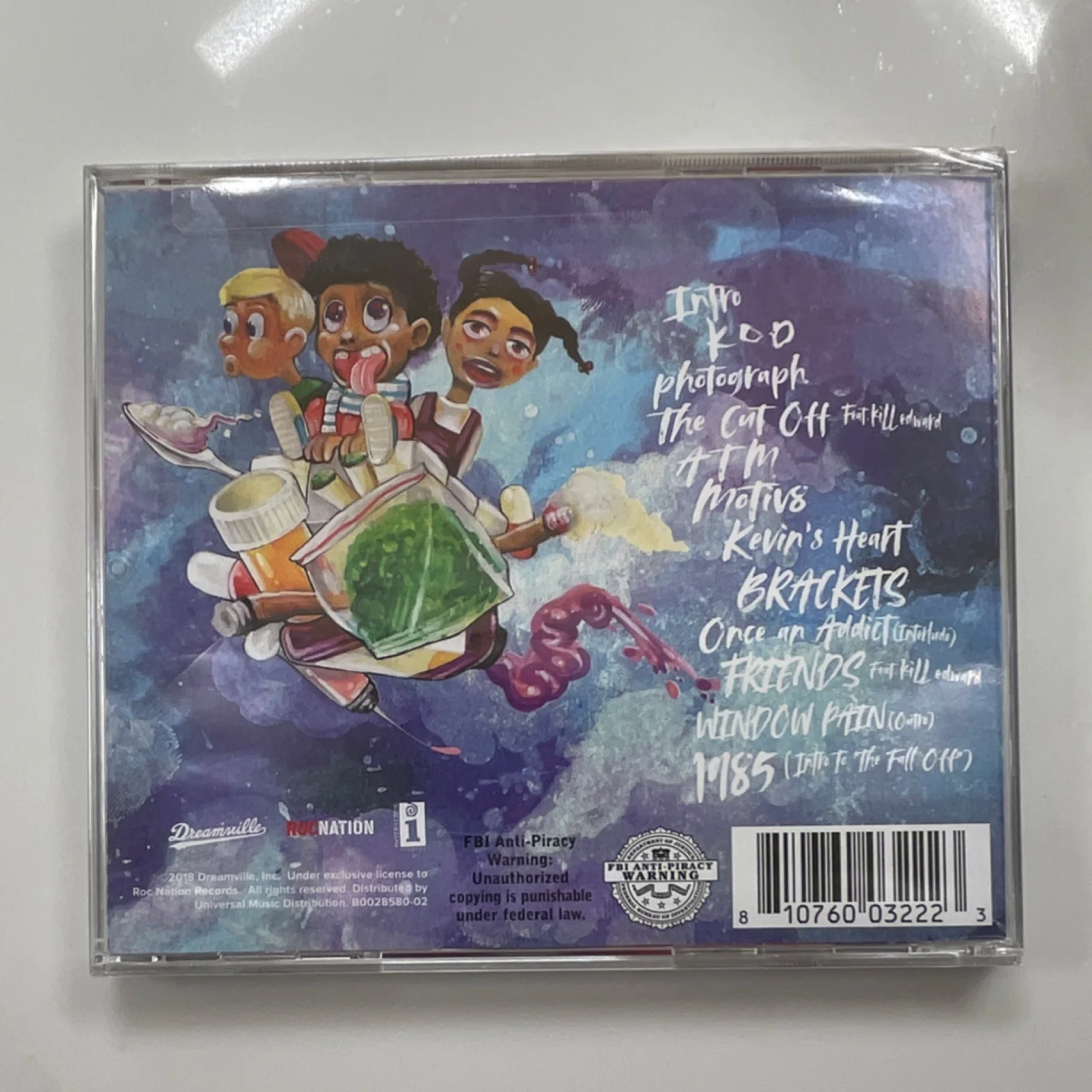 J Cole SIGNED CD KOD AUTOGRAPHED BRAND NEW & SEALED Rare Hip Hop, image 2