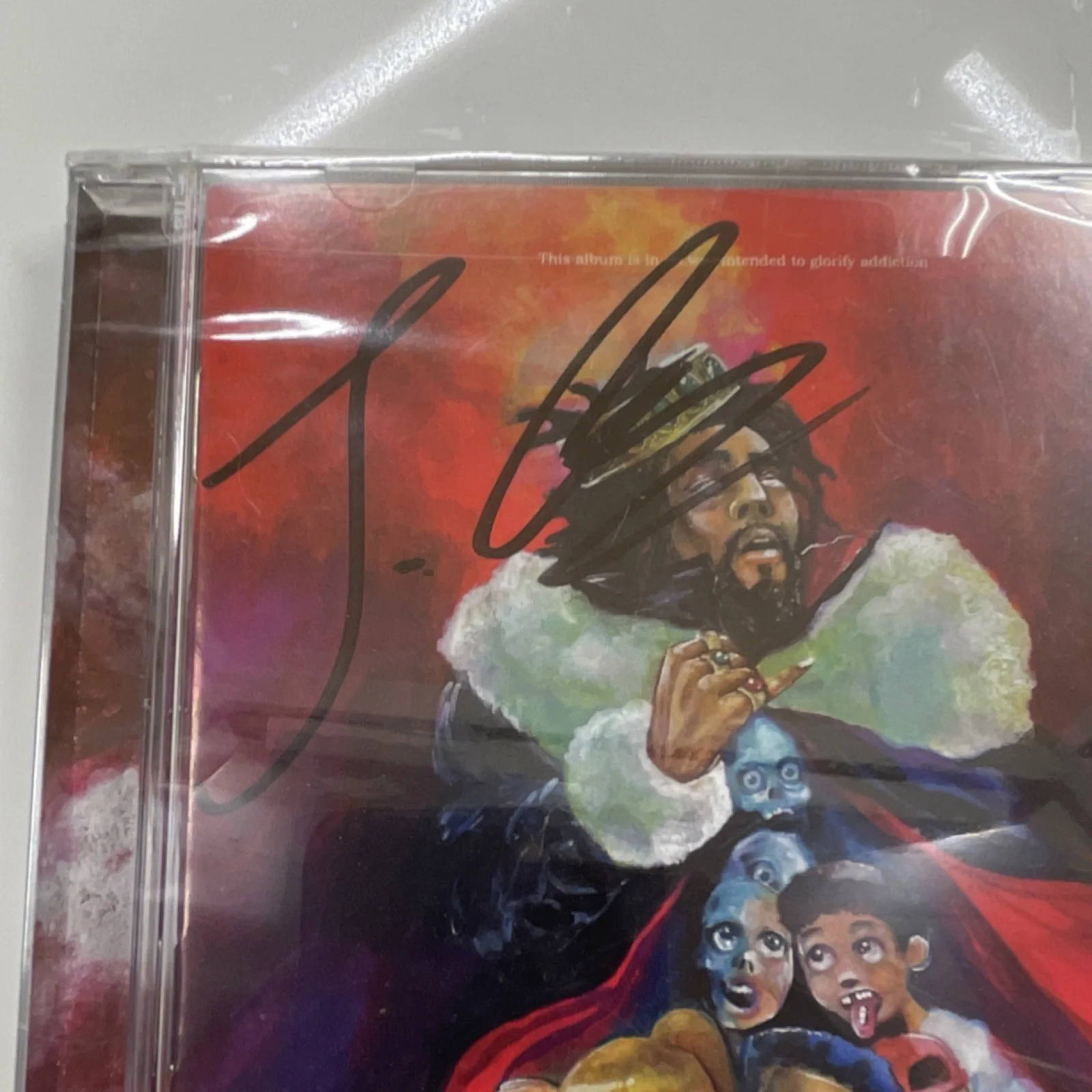 J Cole SIGNED CD KOD AUTOGRAPHED BRAND NEW & SEALED Rare Hip Hop, image 4