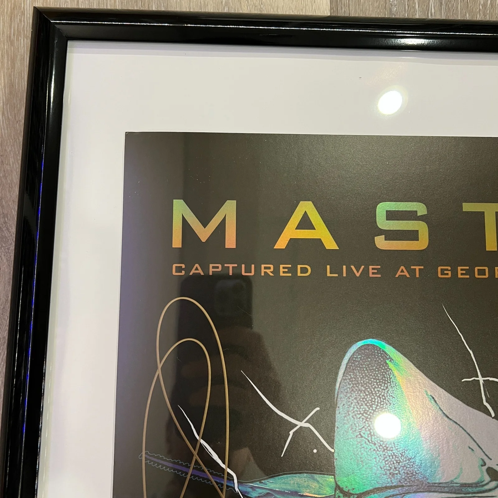 Mastodon 'Live at Georgia Aquarium' 2021 SIGNED Autographed 18"x24" Foil Poster, изображение 4