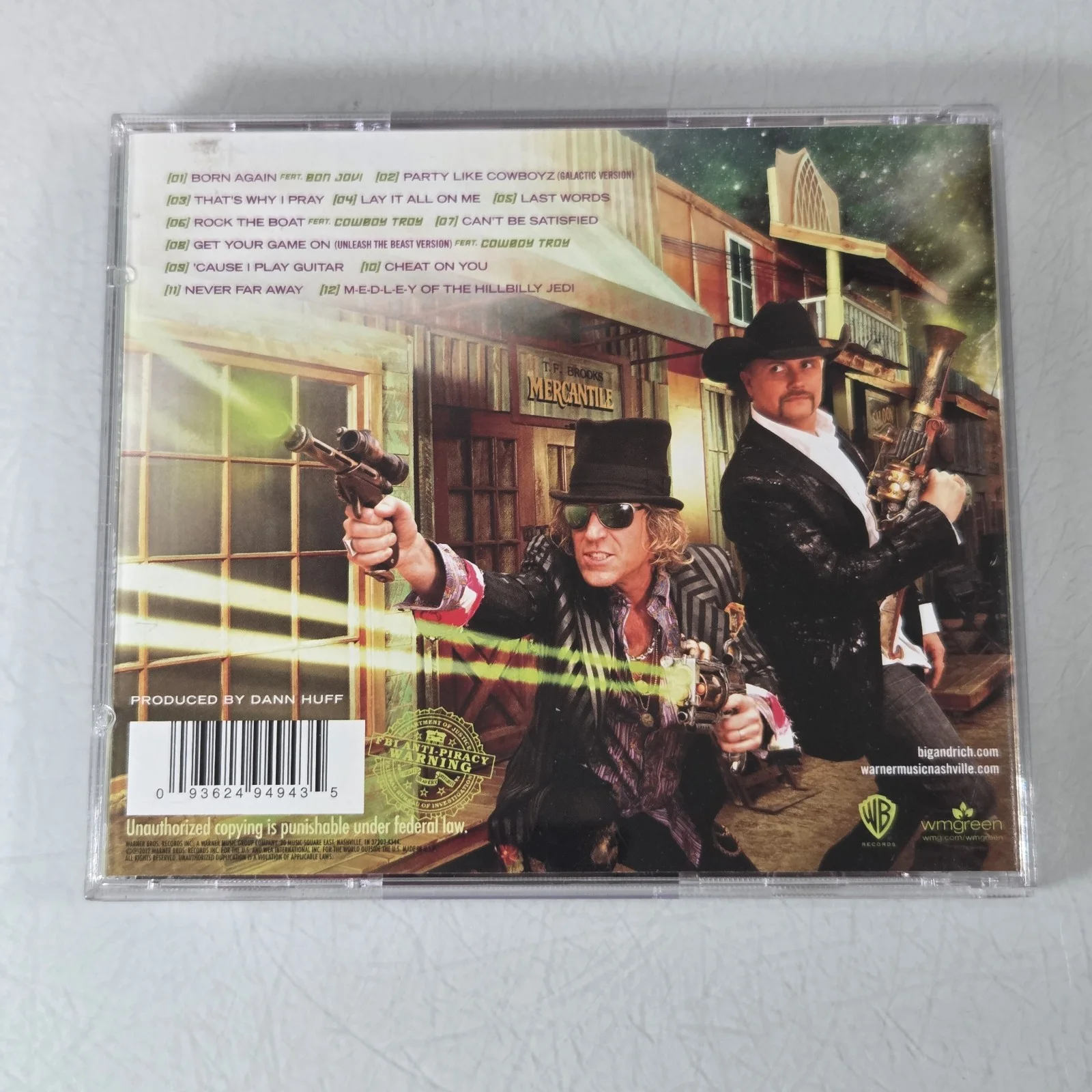 BIG & RICH SIGNED HILLBILLY JEDI CD AUTOGRAPH - NO COA, image 2