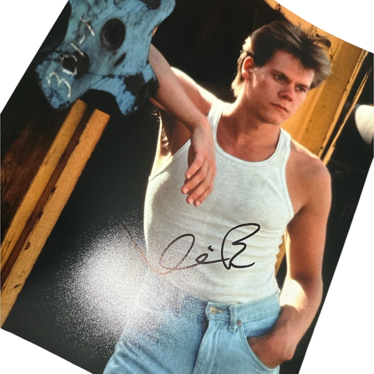 Kevin Bacon — Kevin Bacon Signed Autograph 11x14 Photo from Footloose Movie! Acting Legend!, изображение 2