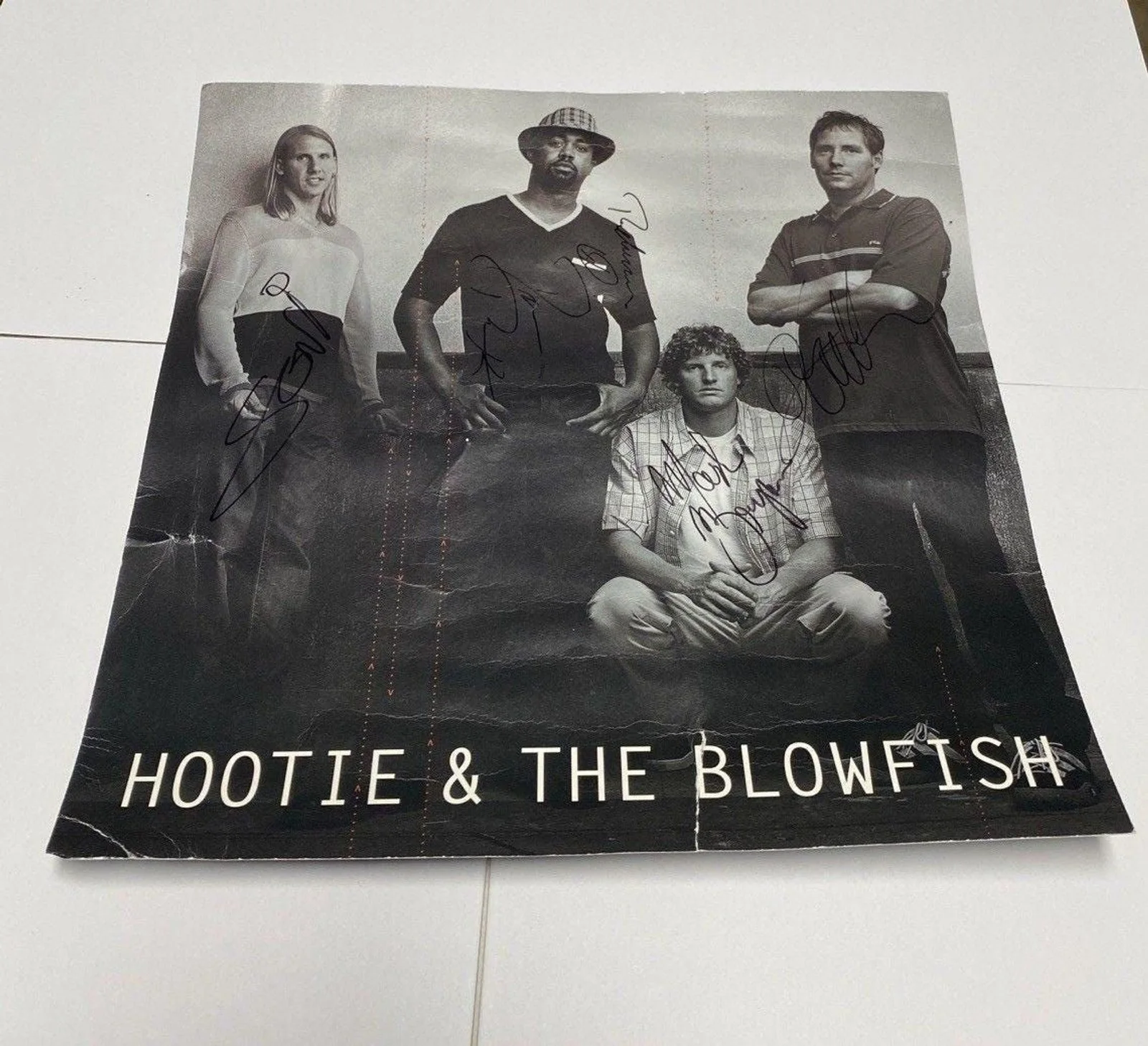 Hootie And The Blowfish Autographed Poster Darius Rucker Signed Memorabilia 12in, image 5
