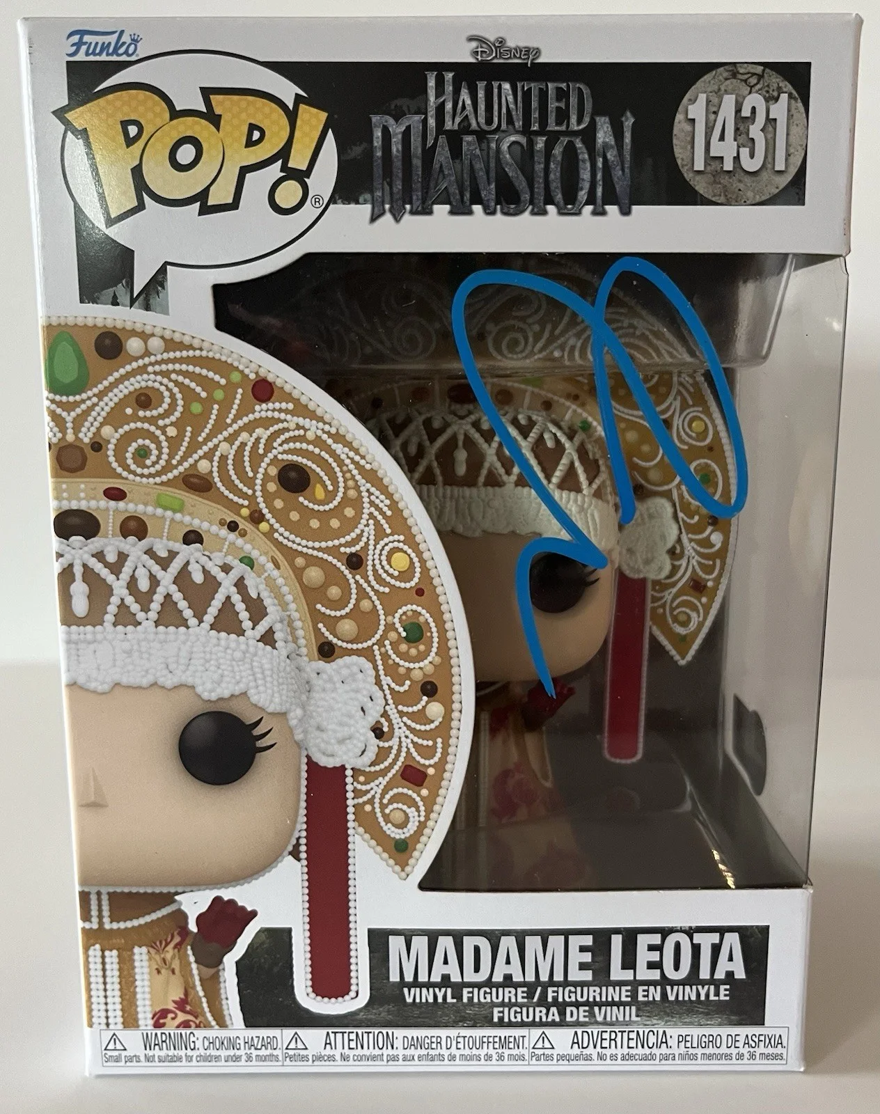Jamie Lee Curtis — Jamie Lee Curtis Signed “Haunted Mansion” #1431 Madame Leota Funko Pop (Beckett)