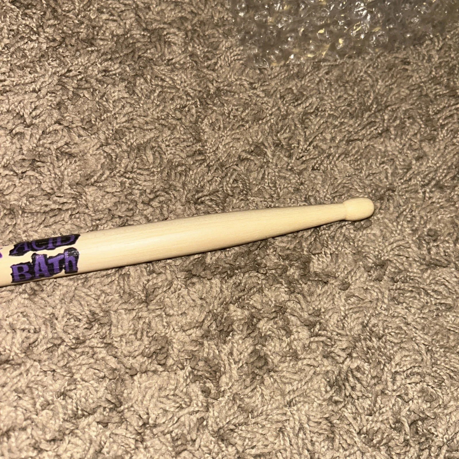 Acid Bath Tour Drumstick Zack Simmons, image 4
