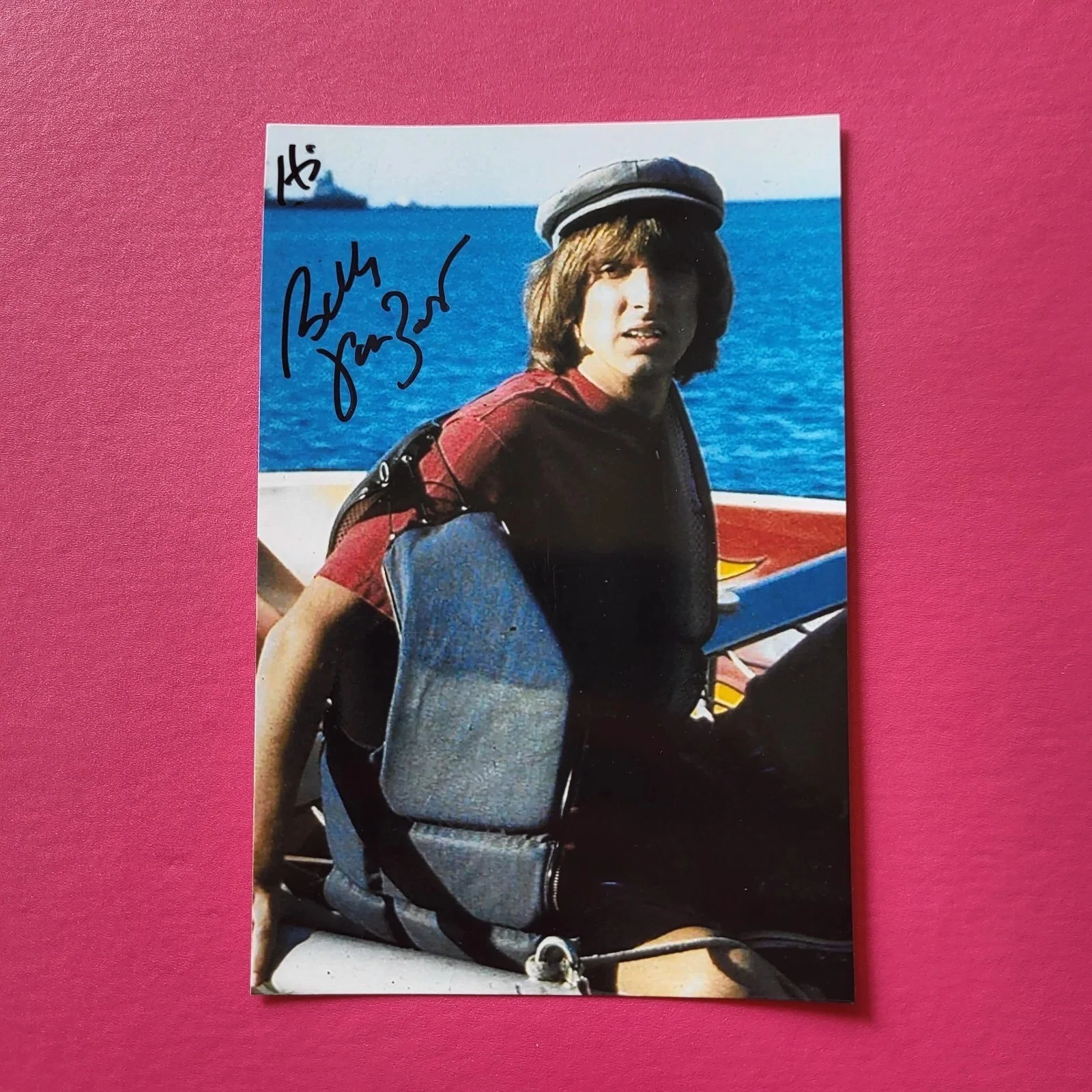 Billy Van Zandt — Billy Van Zandt Jaws 2 Hand Signed 4x6 Autograph Photo