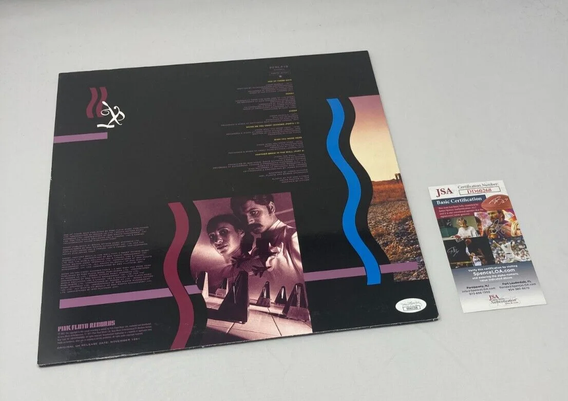 Nick Mason signed A Collection Of Great Dance Songs Album JSA COA, изображение 2