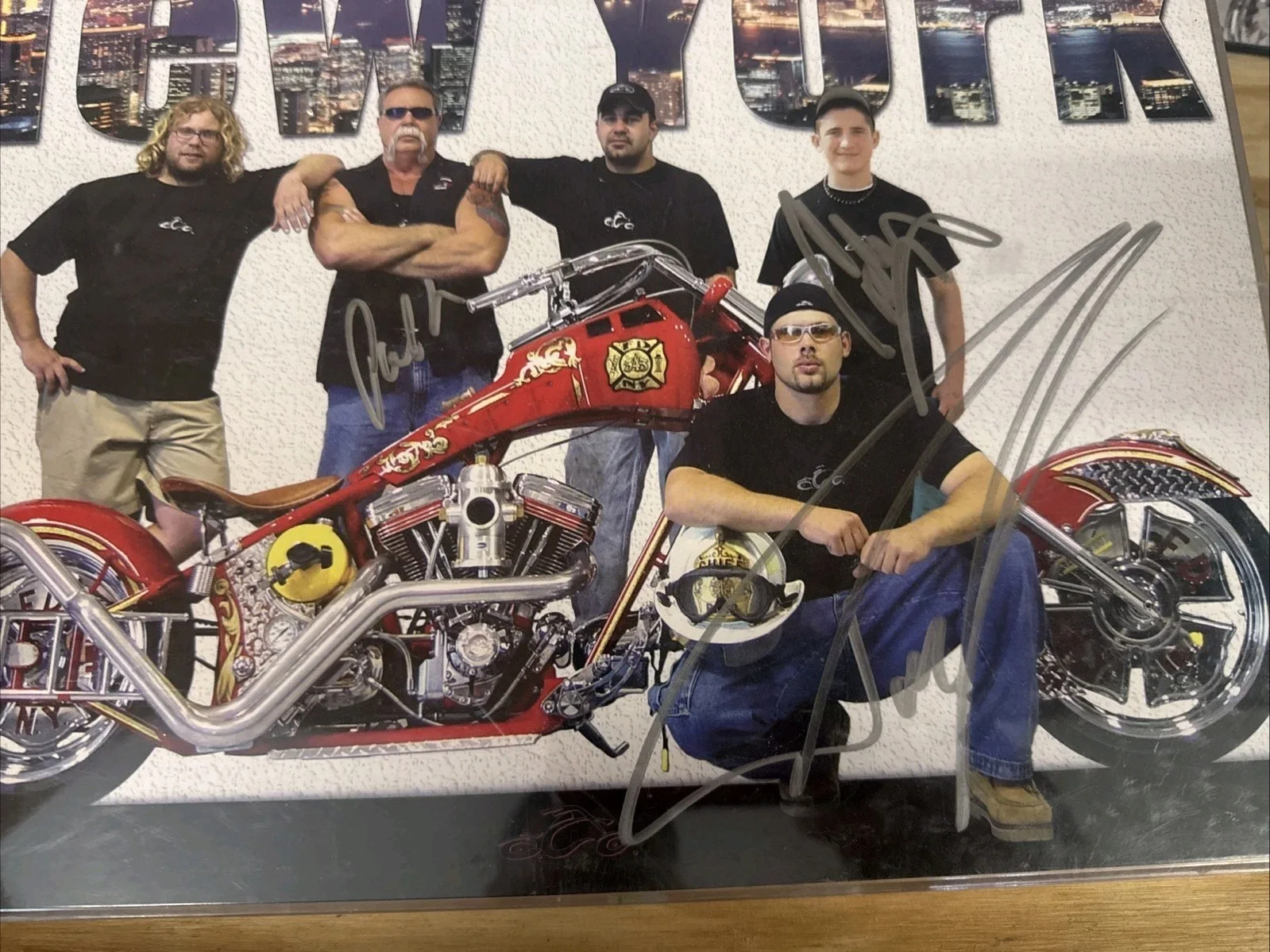 Orange County Chopper Cast Signed Photo 3 Signatures And 2 Signed DVD's, изображение 2