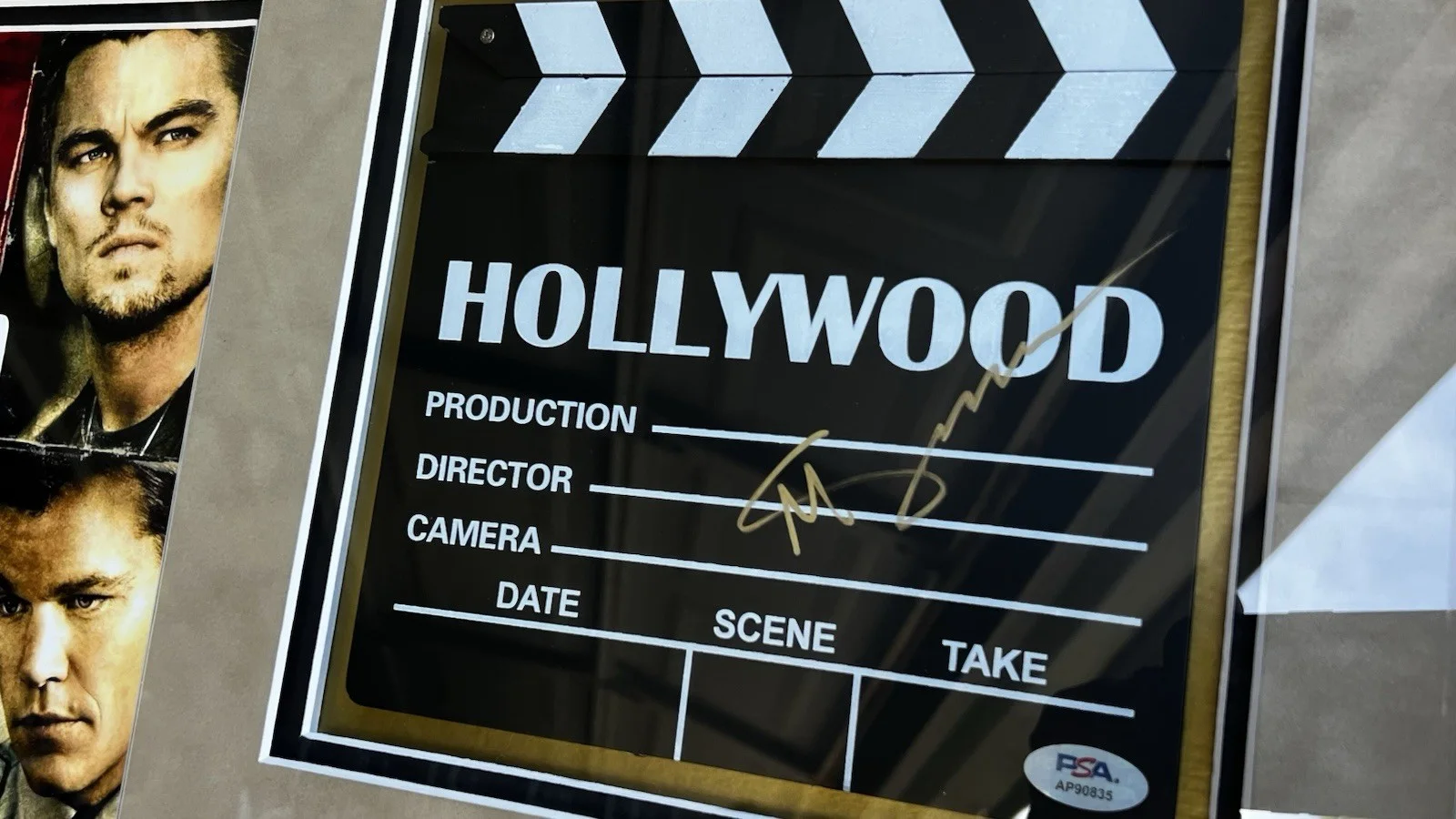 Martir Scorsese — Martin Scorsese Signed Autograph The Departed Clapboard Custom Frame PSA/DNA, image 5