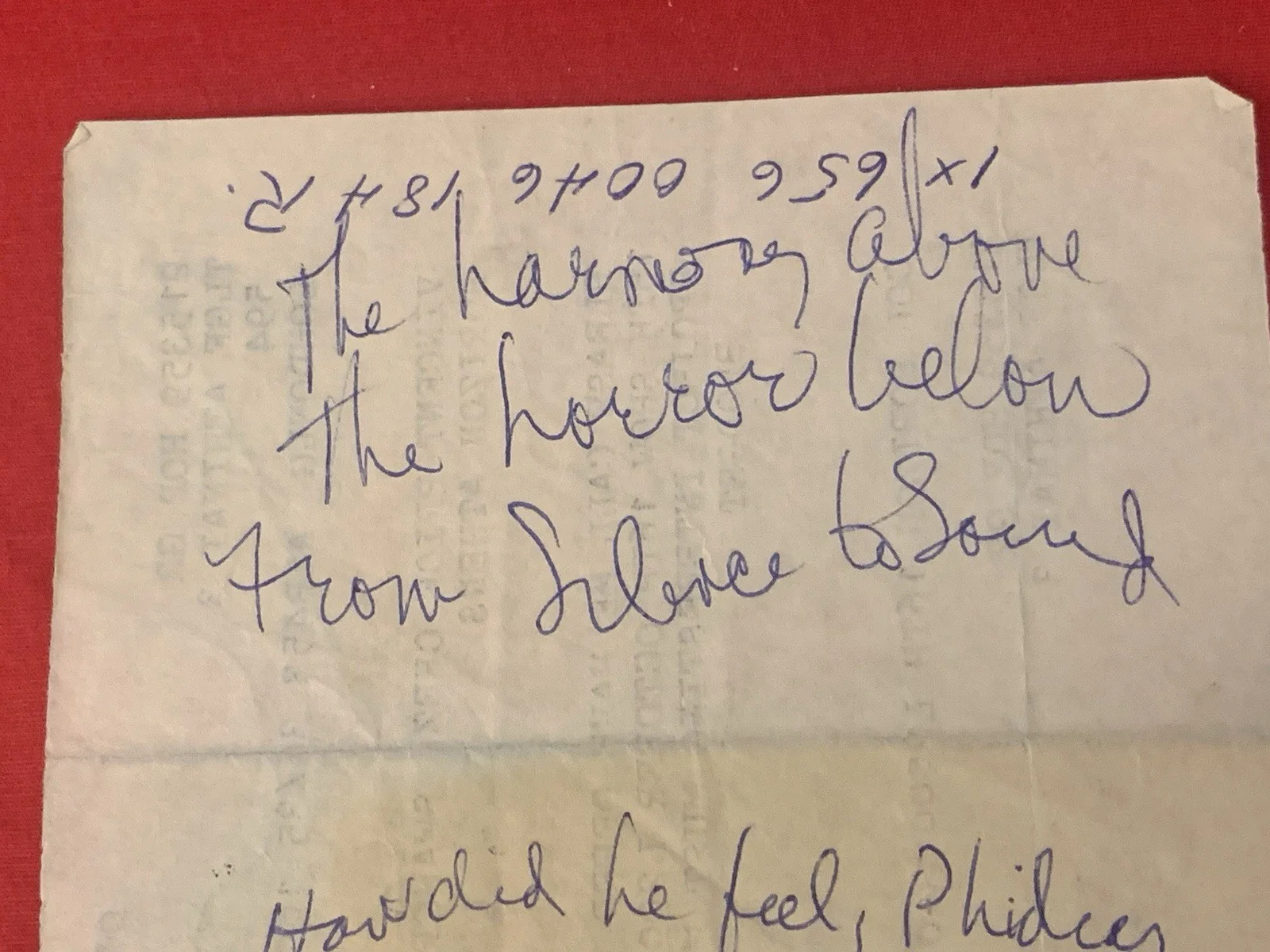 Vincent Price — Vincent Price Estate Onboard Cruise ship Telegram From London To Athens! 18n, изображение 5
