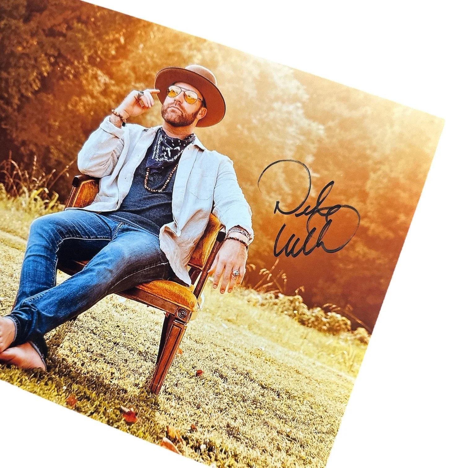 Drake White Signed Autograph 8.5x11 Photo! Country Music Singer!, изображение 2