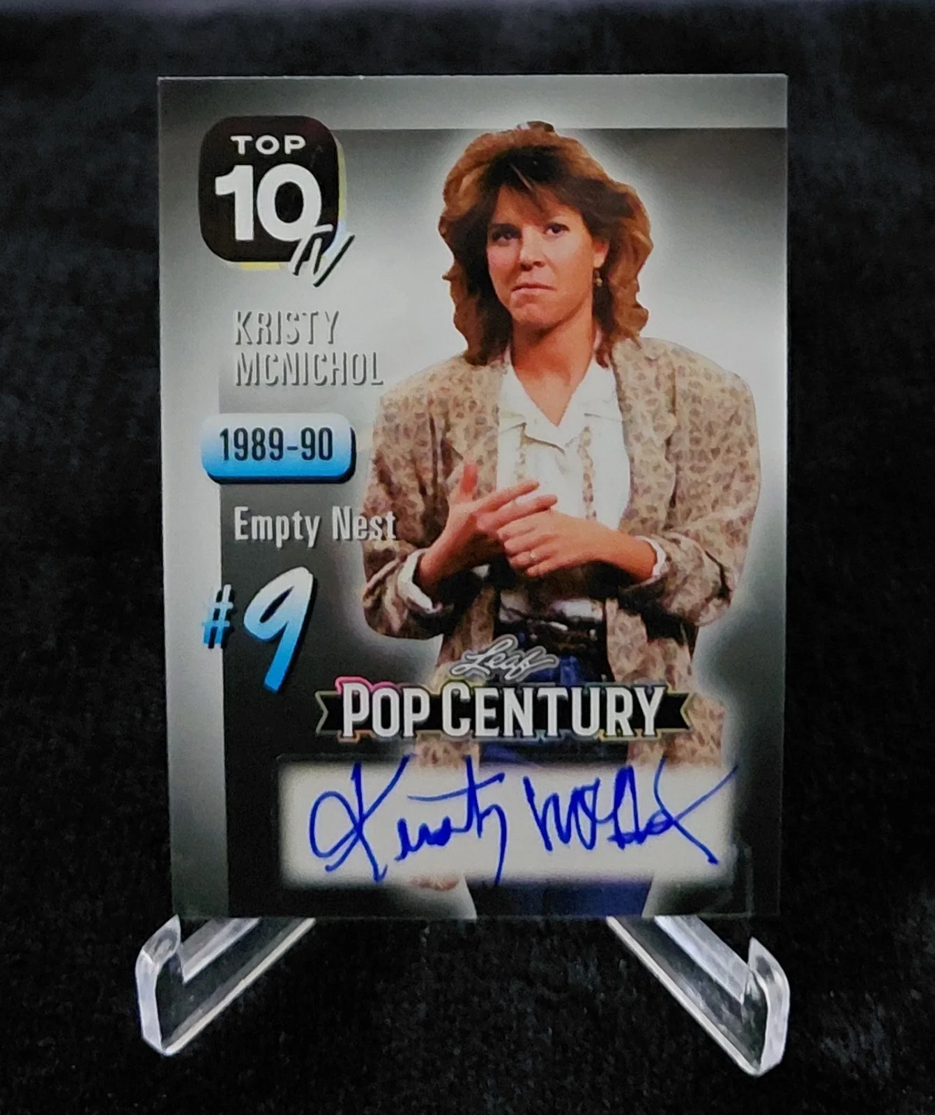 KRISTY MCNICHOL — 2026 POP CENTURY. KRISTY MCNICHOL. AUTOGRAPH. "TOP 10 TV". SILVER CRYSTAL. 1/1., image 3