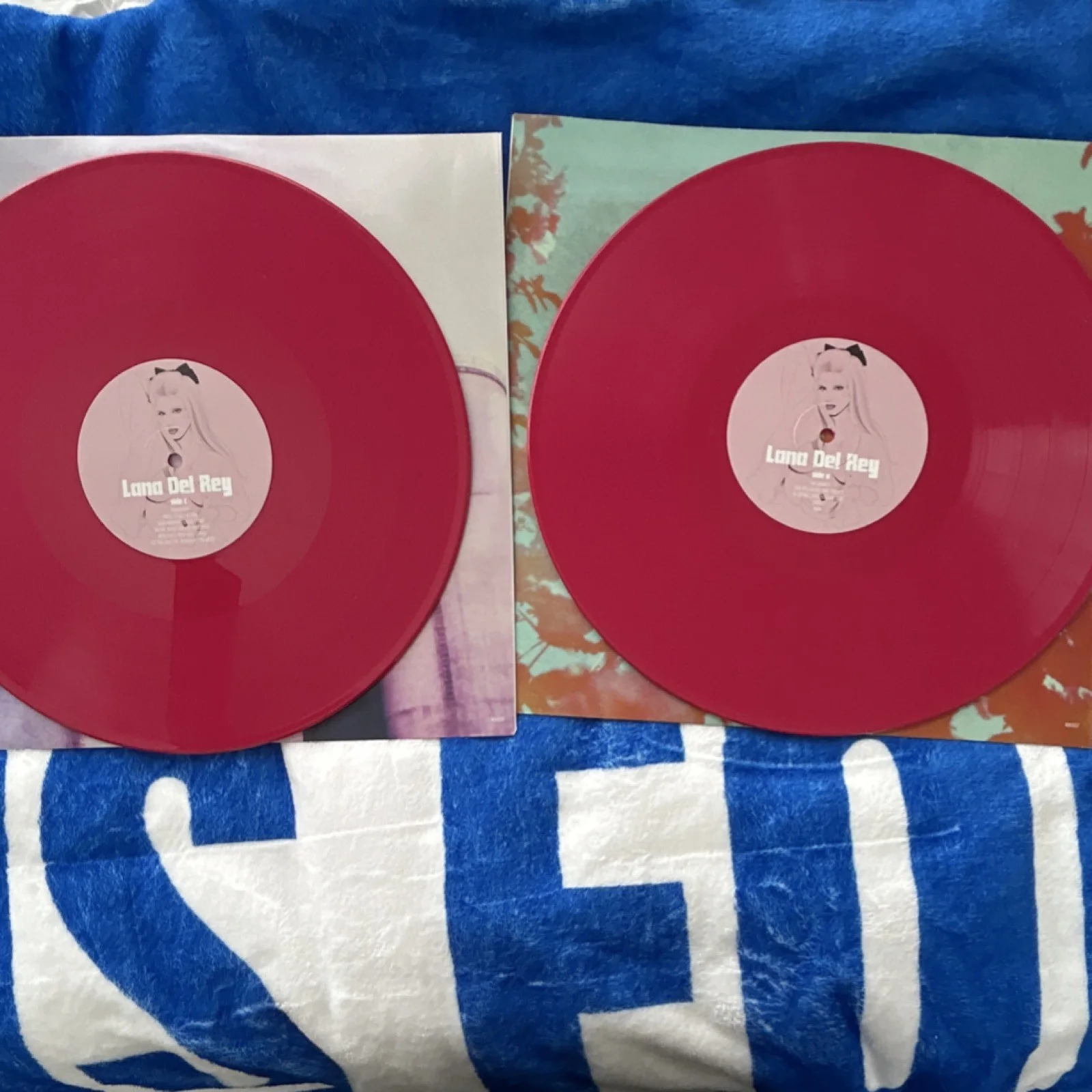 Lana Del Rey Tunnel Under Ocean Blvd Pink Vinyl (slightly drawn on: removable), изображение 4