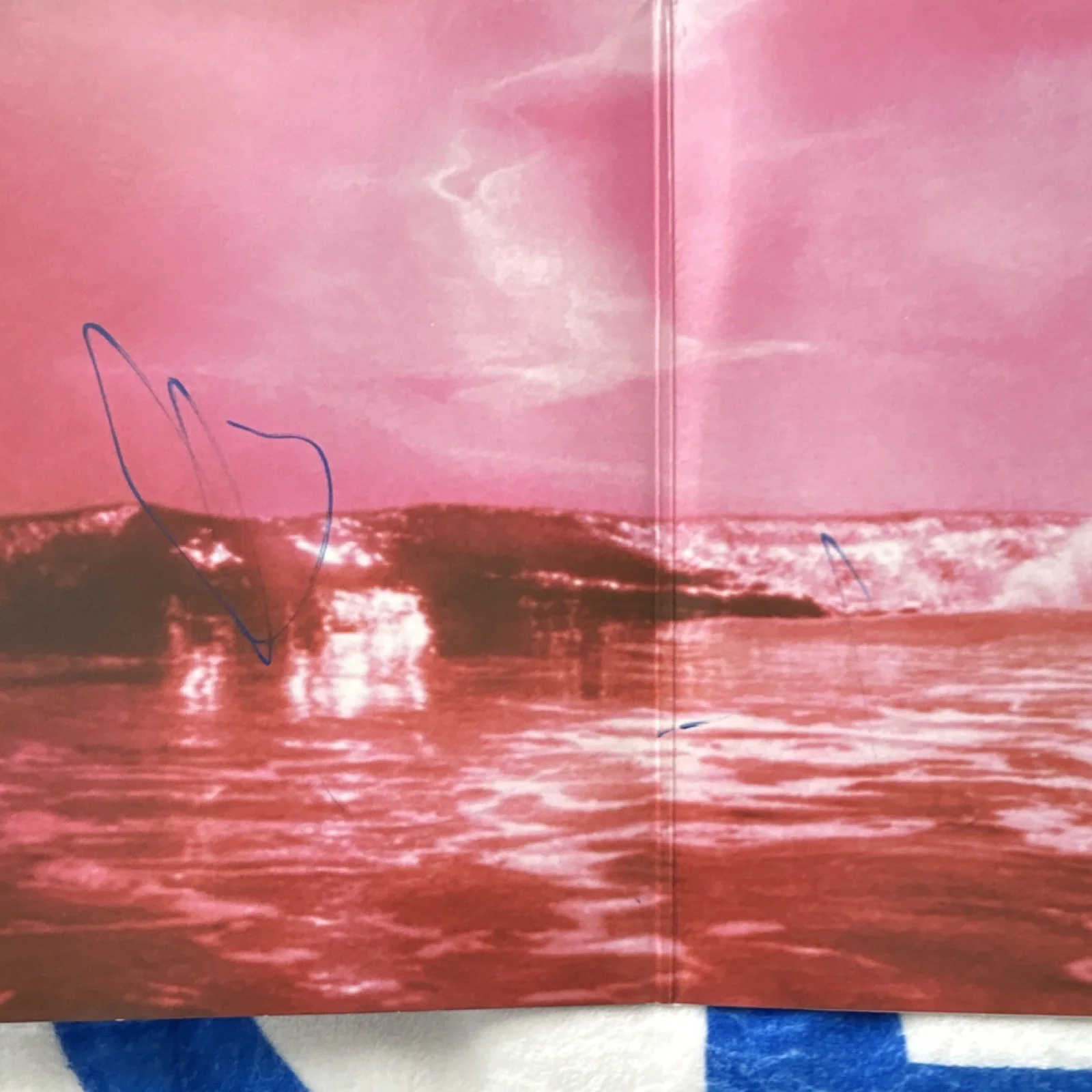Lana Del Rey Tunnel Under Ocean Blvd Pink Vinyl (slightly drawn on: removable), изображение 5