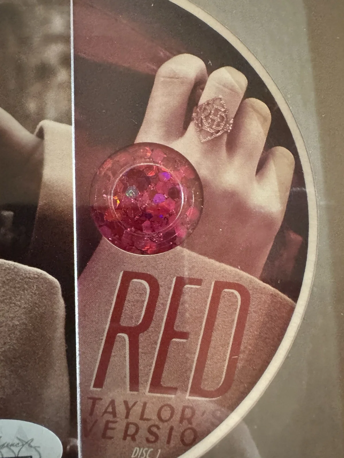 TAYLOR SWIFT — Taylor Swift Signed CD Insert "Red" Framed 12.5x25 - JSA, image 4