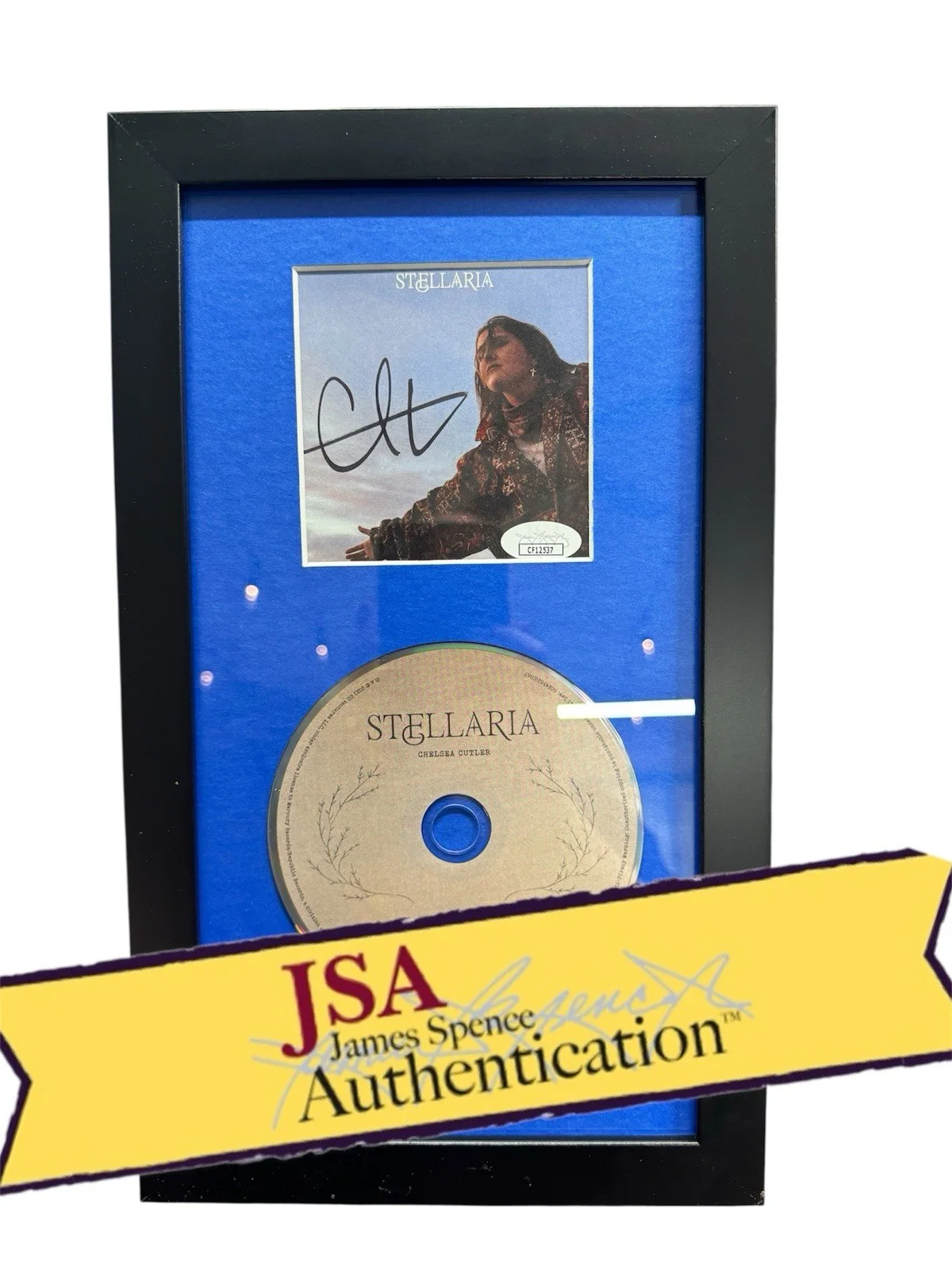CHELSEA CUTLER — Chelsea Cutler Signed CD Insert "Stellaria" Framed 6.5x12 - JSA