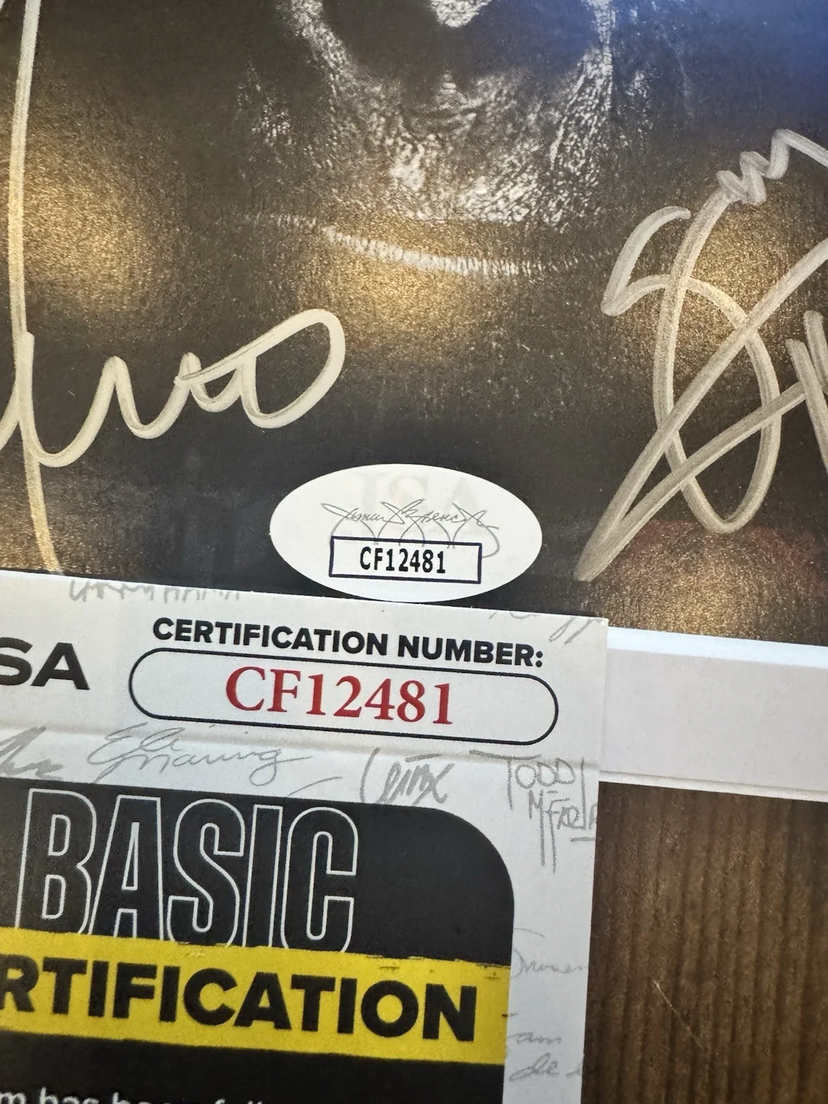 Extreme Group Signed CD Insert "Six" Framed 14x11 - JSA, изображение 3