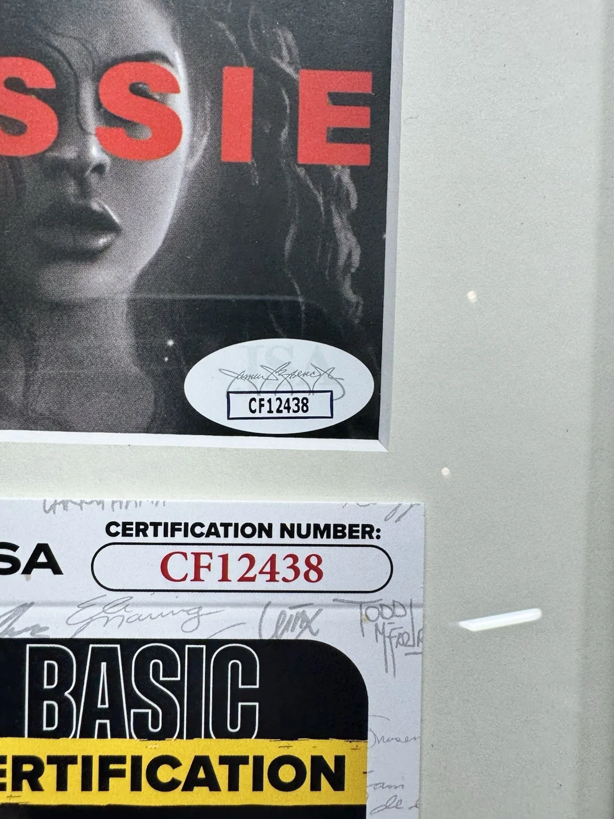 Jessie Reyez Signed CD Insert "Yessie" Framed 6.5x12 - JSA, image 2