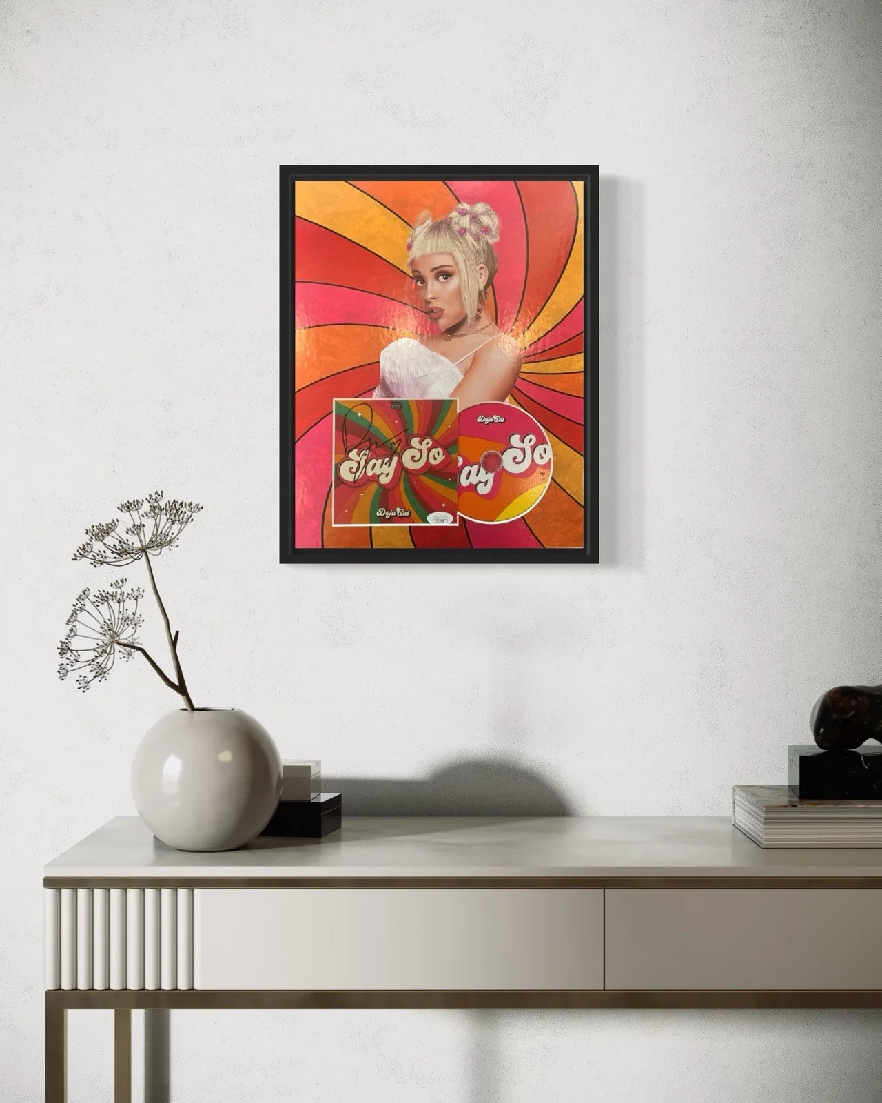 Doja Cat Signed CD "Say So" Framed 11x14 - JSA, image 5