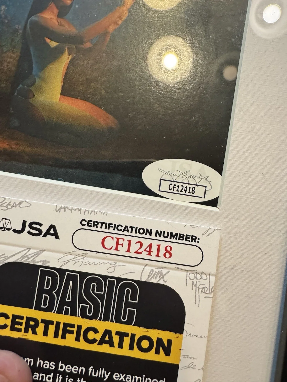 AMBER MARK — Amber Mark Signed CD Insert "Three Dimensions" Framed 6.5x12 - JSA, изображение 2