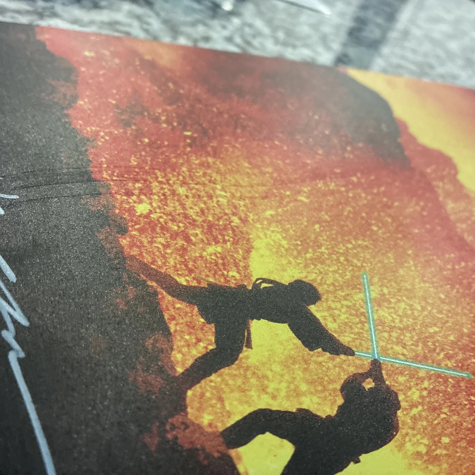 Displate Mustafar Signed by Hayden Christensen and Ewan McGregor JSA verified, image 3