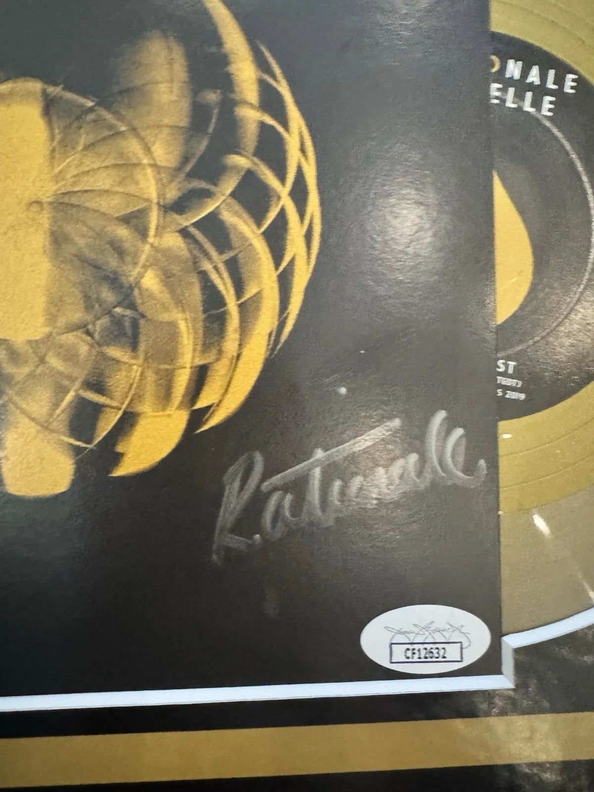 Rationale Signed 7" Vinyl Framed 11x14 - JSA, image 3
