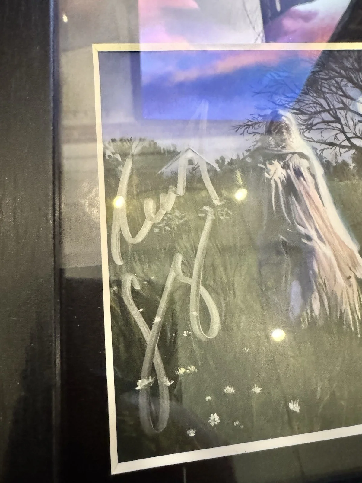 Noah Cyrus Signed CD Insert "The Hardest Part" Framed 11x14 - JSA, image 3