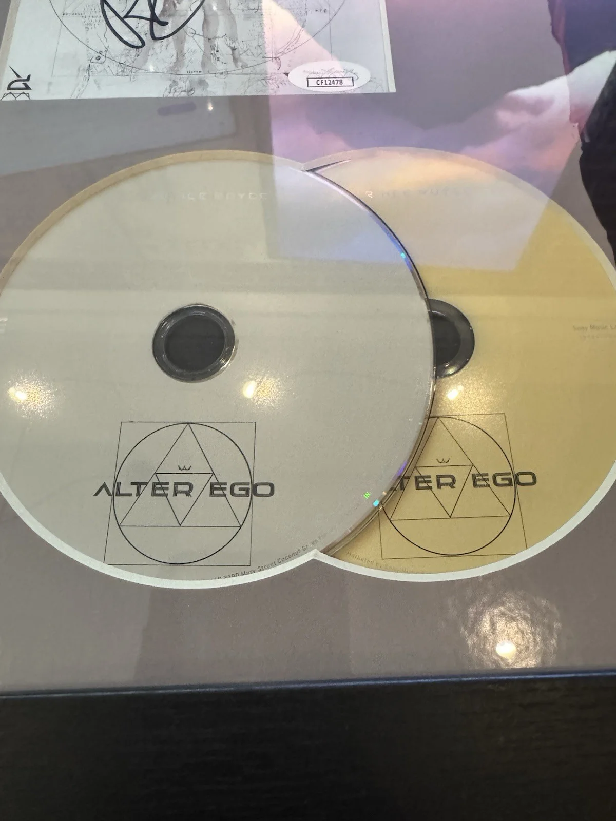 Prince Royce Signed CD Insert "Alter Ego" Framed 11x14 - JSA, image 3