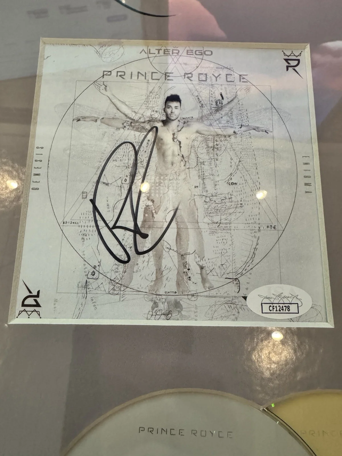 Prince Royce Signed CD Insert "Alter Ego" Framed 11x14 - JSA, image 4