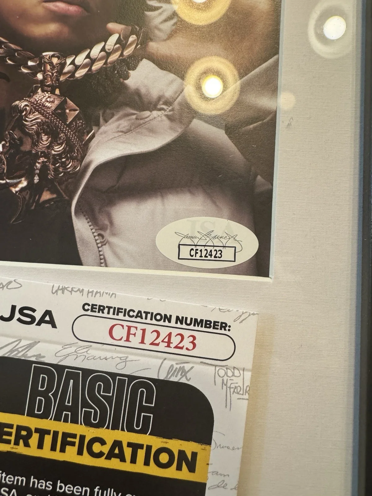 CENTRAL CEE — Central Cee Signed CD Insert "Can't Rush Greatness" Framed 6.5x12 - JSA, изображение 2