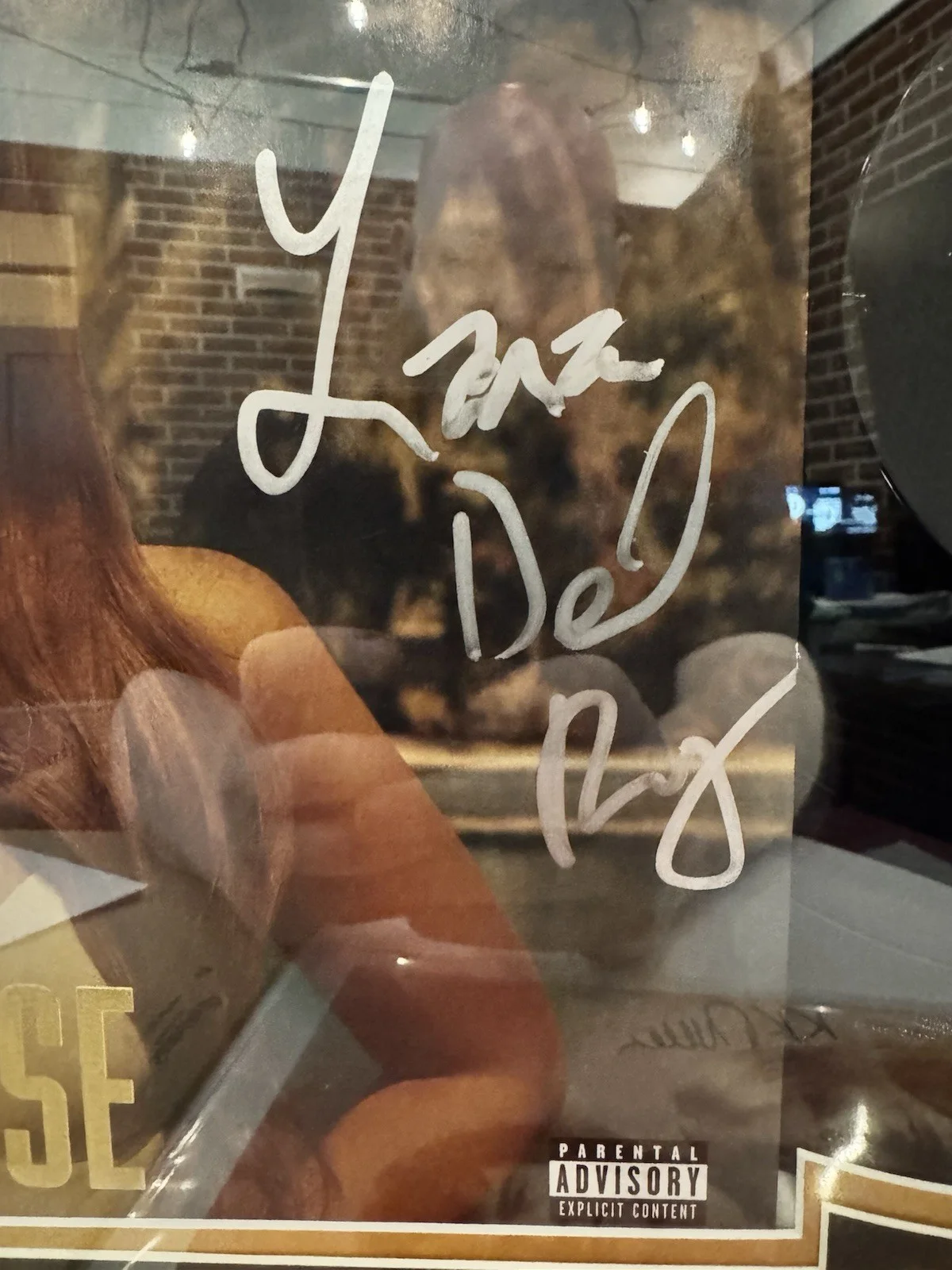 LANA DEL REY SIGNED AUTOGRAPH FRAMED 16x23 PARADISE VINYL ALBUM PSA DNA LOA, изображение 3