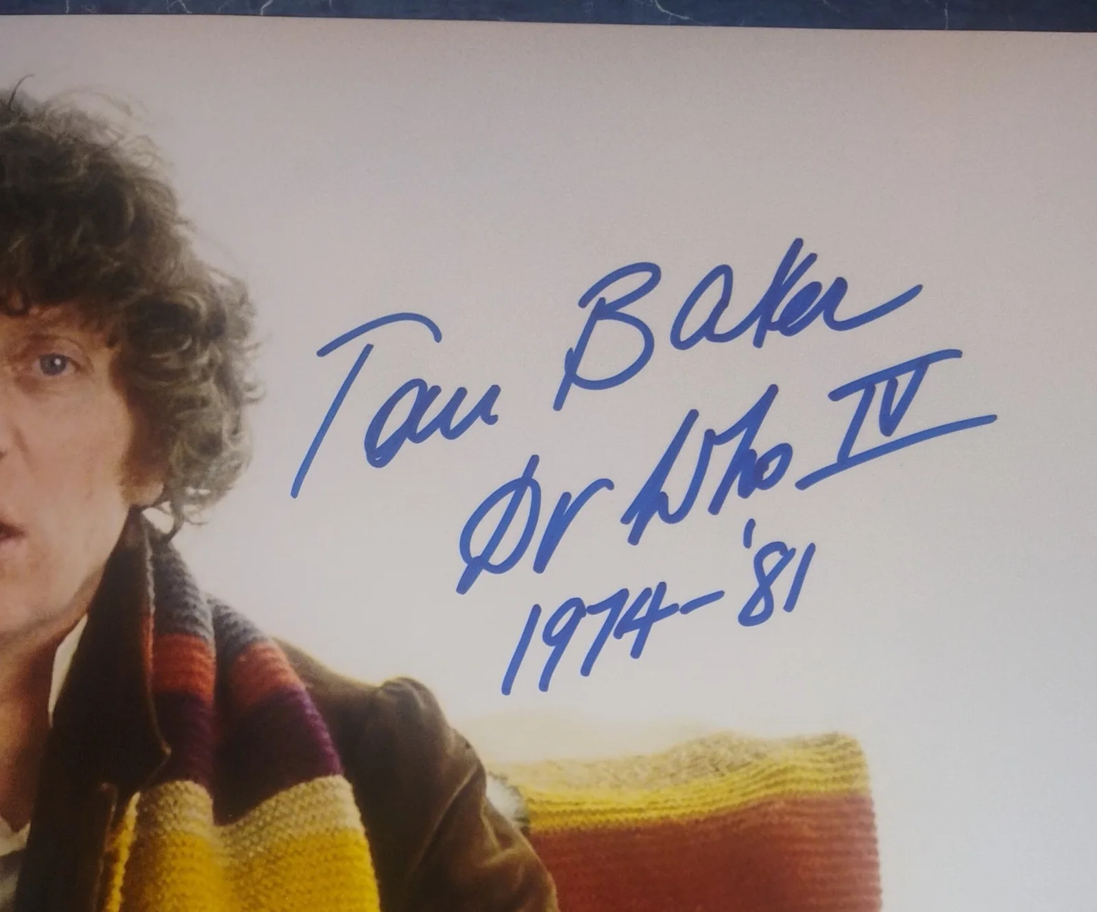 Tom Baker Hand Signed Autograph 13x19 Photo COA Doctor Who NO US TARIFFS, изображение 3